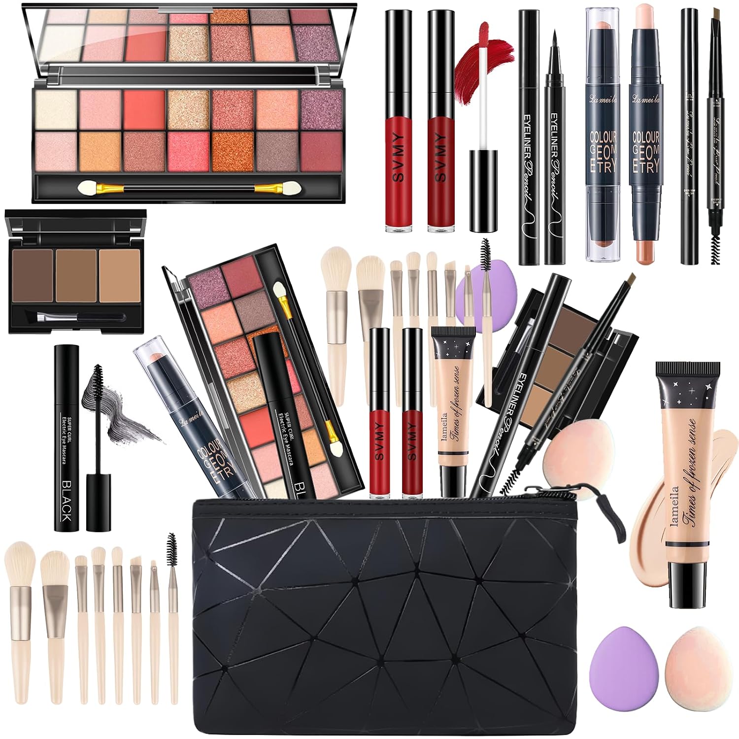 SET DE MAQUILLAJE PWYSHXDF KIT COMPLETO 20 PIEZAS - 1