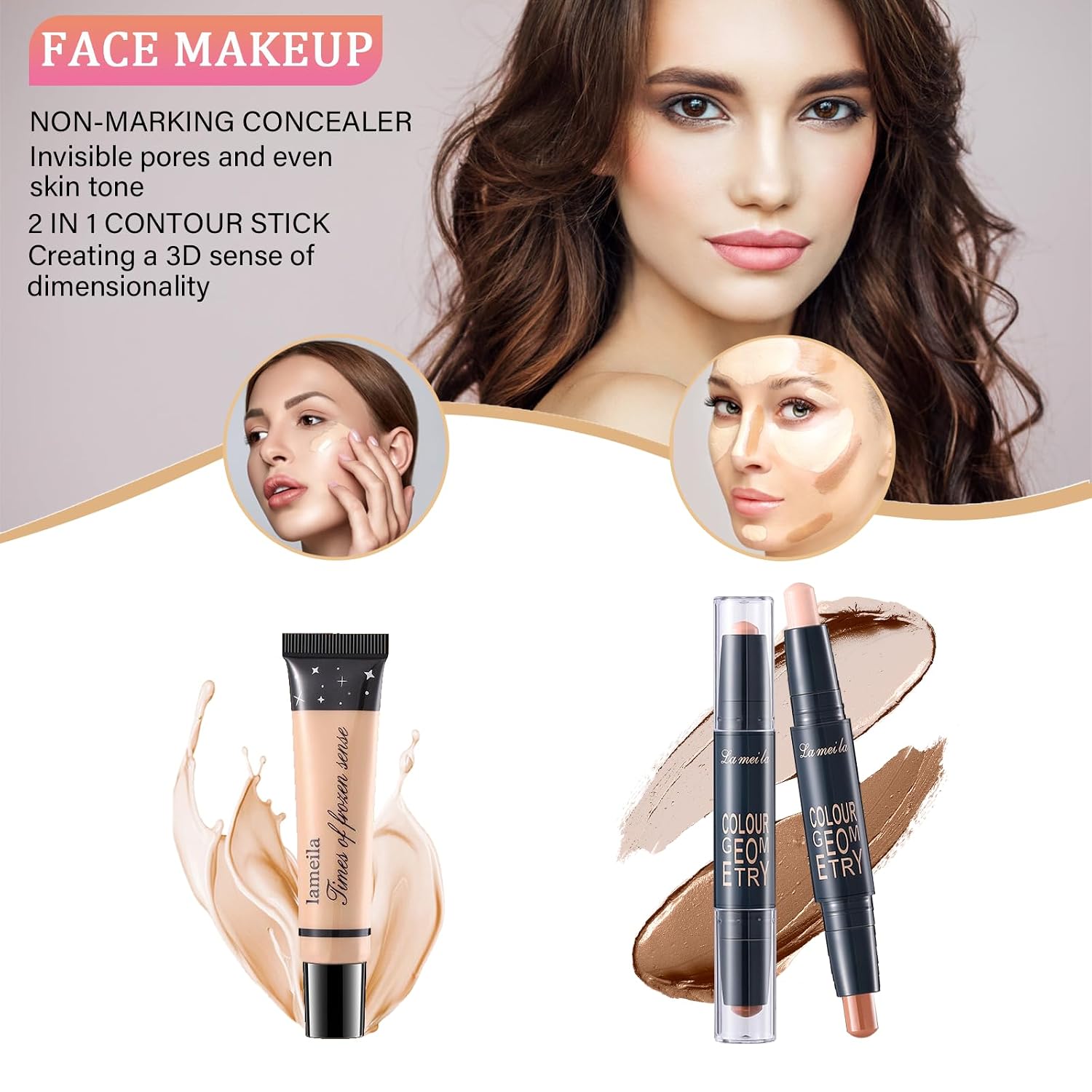 SET DE MAQUILLAJE PWYSHXDF KIT COMPLETO 20 PIEZAS - 5