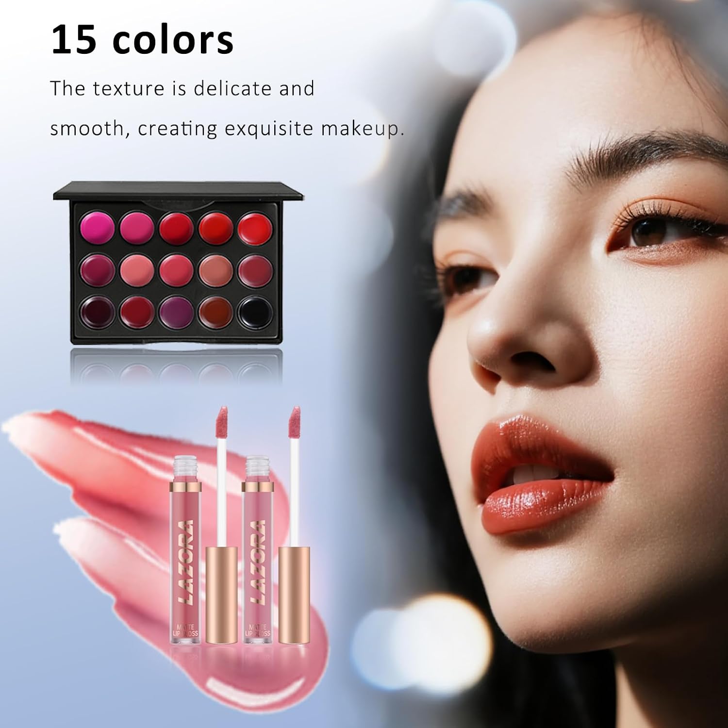 SET DE MAQUILLAJE LAZORA COMPLETO PARA ADOLESCENTES Y ADULTOS - 4