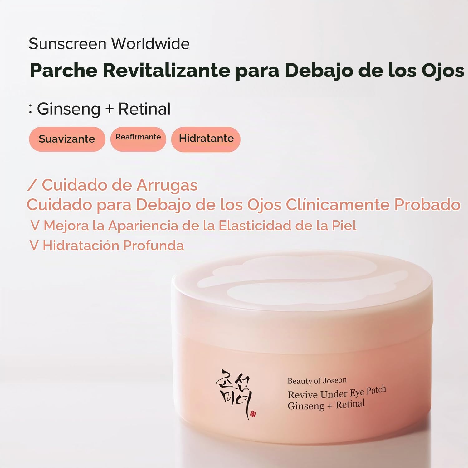 MASCARILLA FACIAL BEAUTY OF JOSEON REVIVE UNDER EYE PATCH CON RETINAL Y GINSENG (RENOVADO) - 2