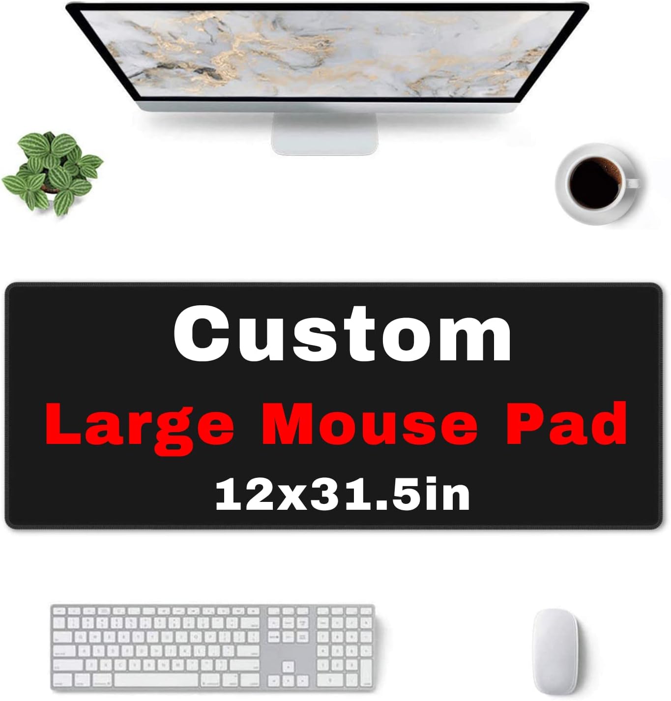 MOUSE PAD PERSONALIZADO HSPOILDOGED 30 X 80 CM CON BORDE COSIDO - 1