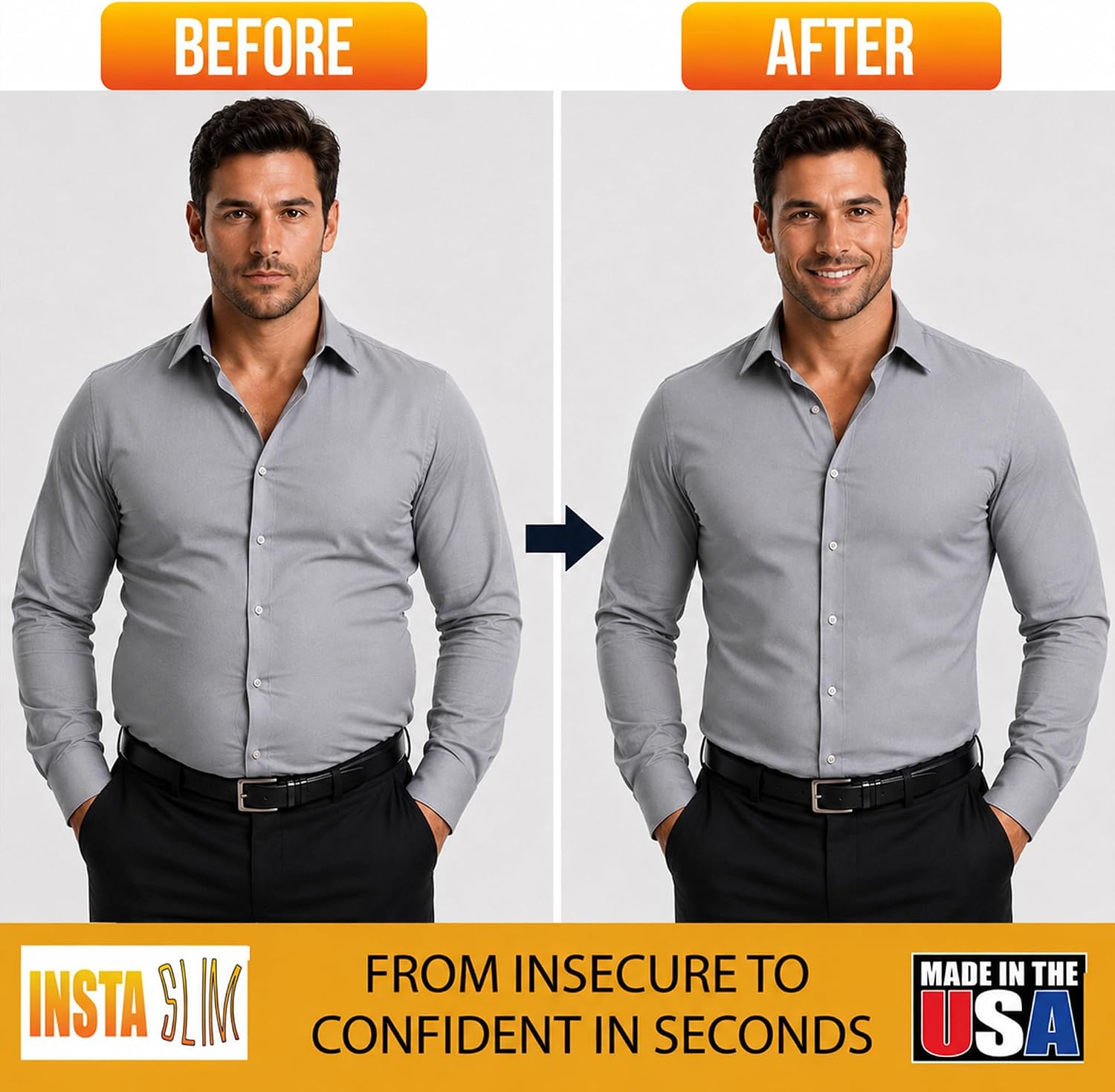 CAMISETA SIN MANGAS COMPRESIVA INSTA SLIM 3 UNIDADES - 5