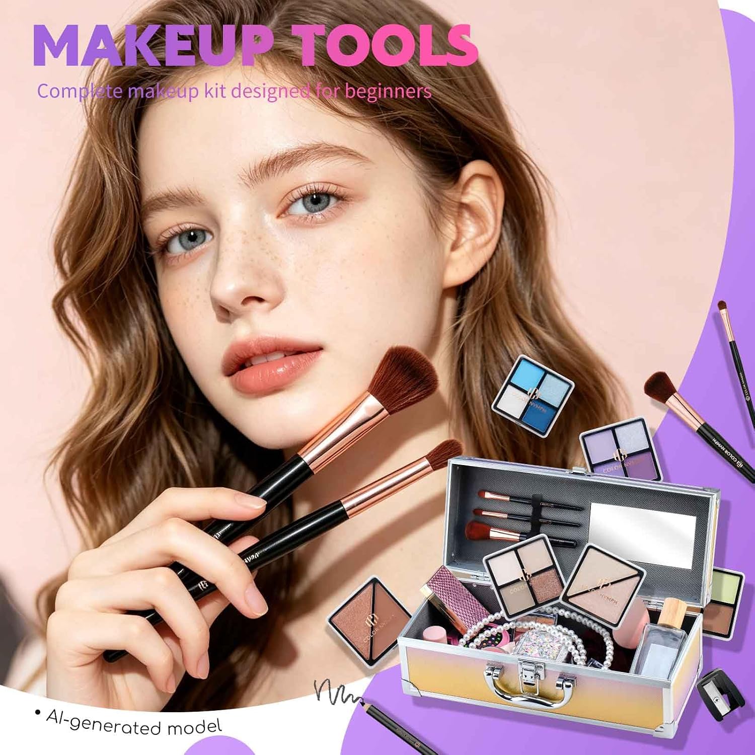 SET DE MAQUILLAJE COLOR NYMPH PARA ADOLESCENTES - 5