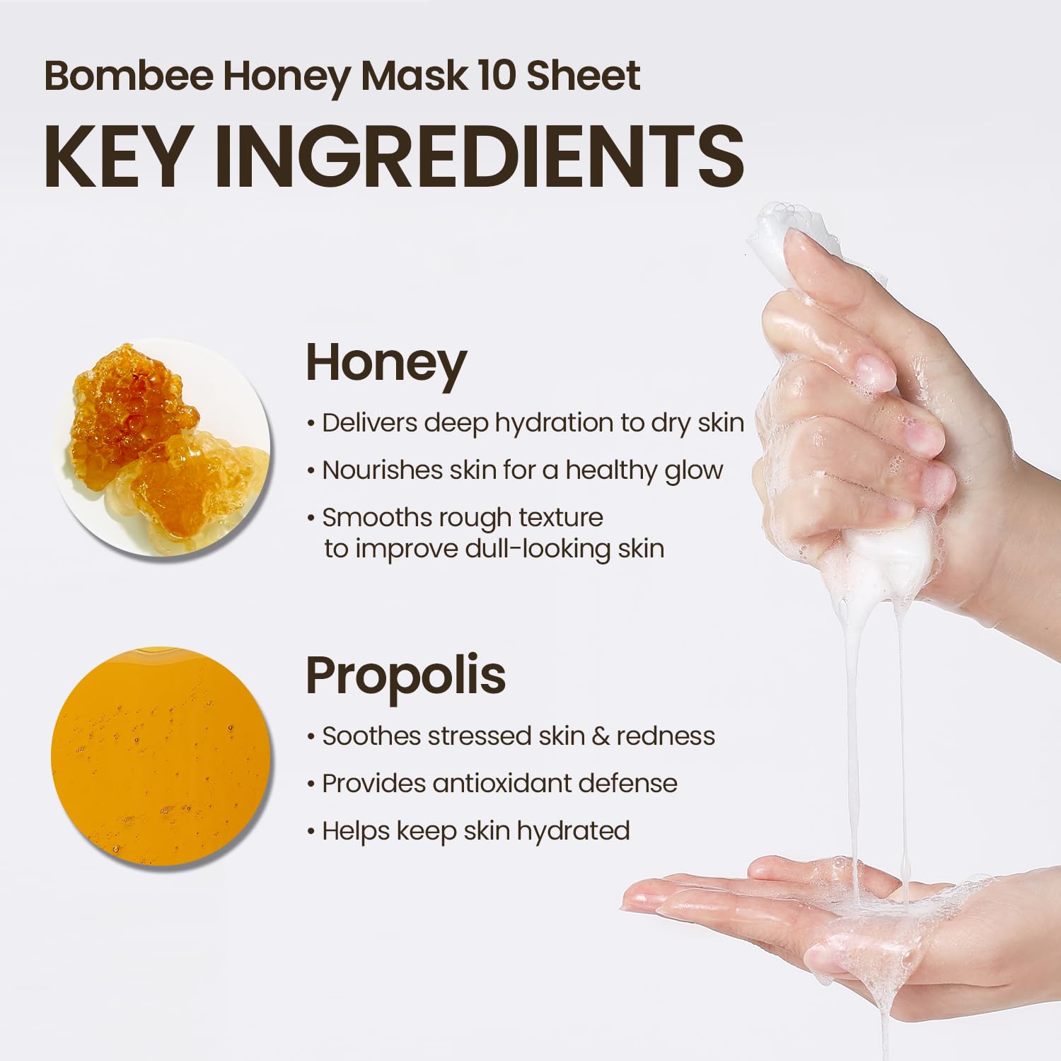 MASCARILLA FACIAL PAPA RECIPE BOMBEE HONEY 25G PACK 10 UNIDADES - 3