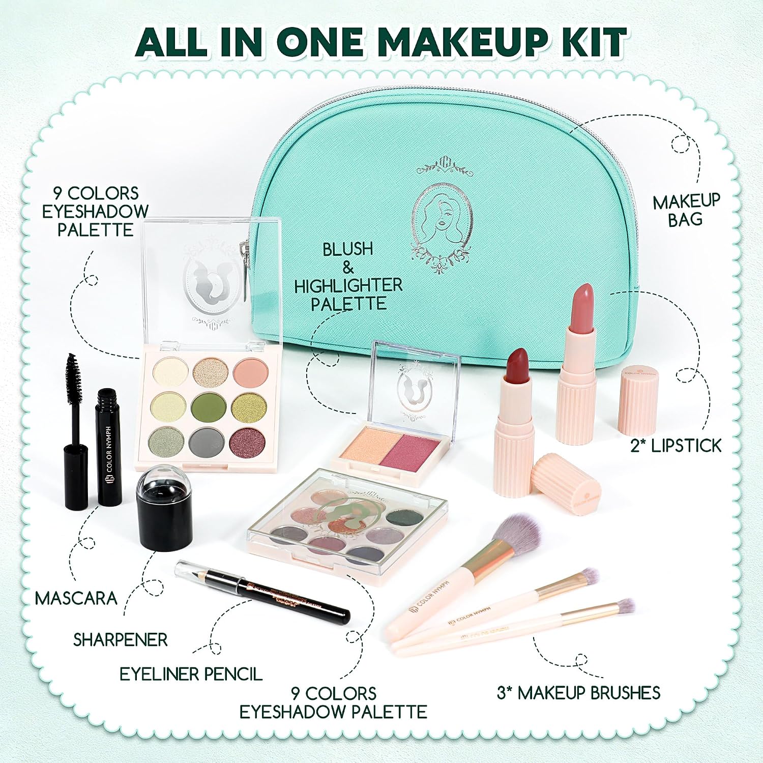 SET DE MAQUILLAJE COLOR NYMPH ALL IN ONE PARA ADOLESCENTES - 2