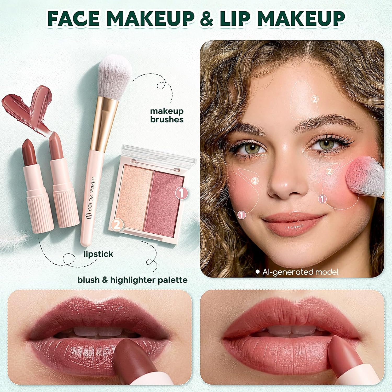 SET DE MAQUILLAJE COLOR NYMPH ALL IN ONE PARA ADOLESCENTES - 4