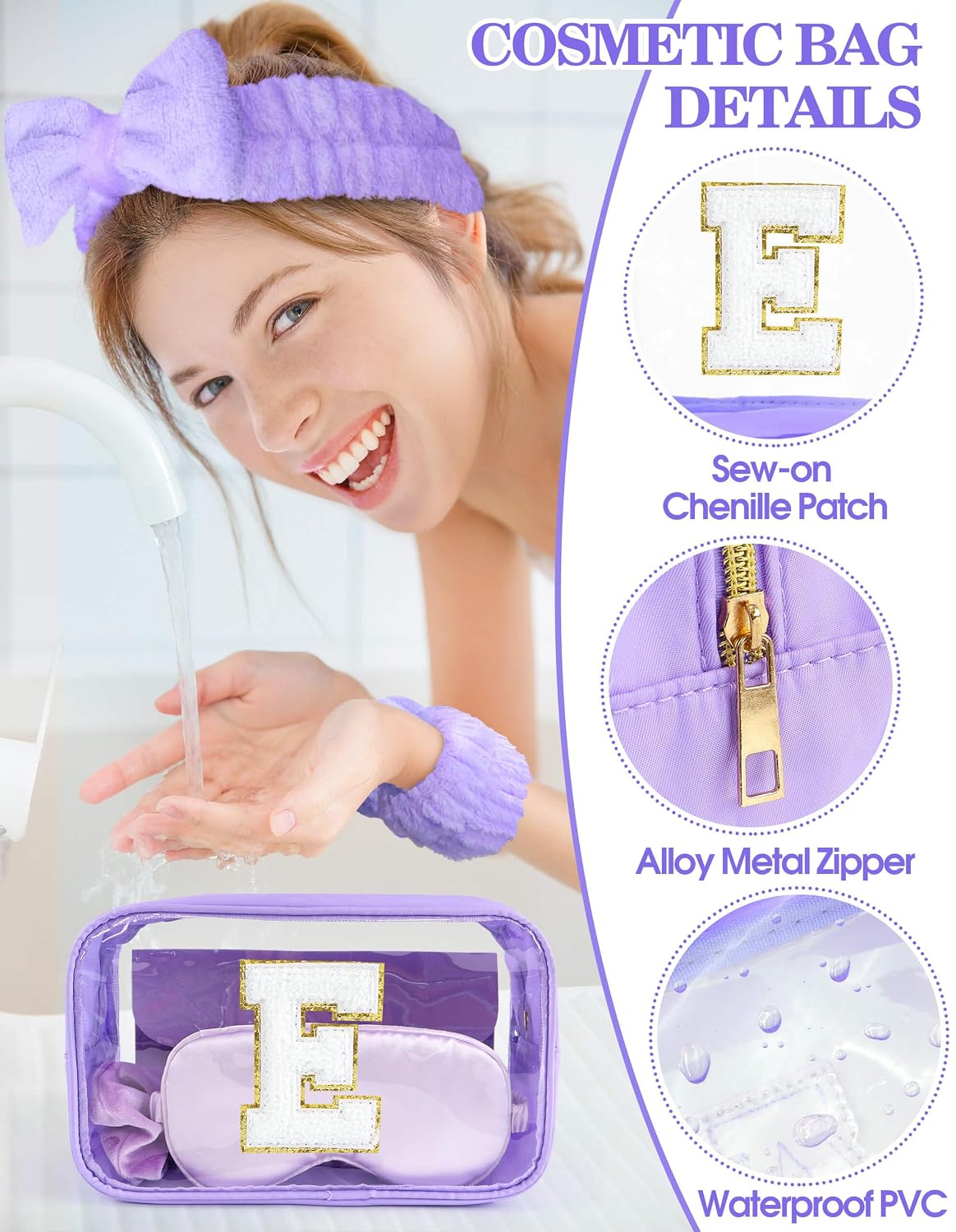 SET DE MAQUILLAJE SWEET LION CON BOLSA INICIAL Y ACCESORIOS PARA FIESTA - 3