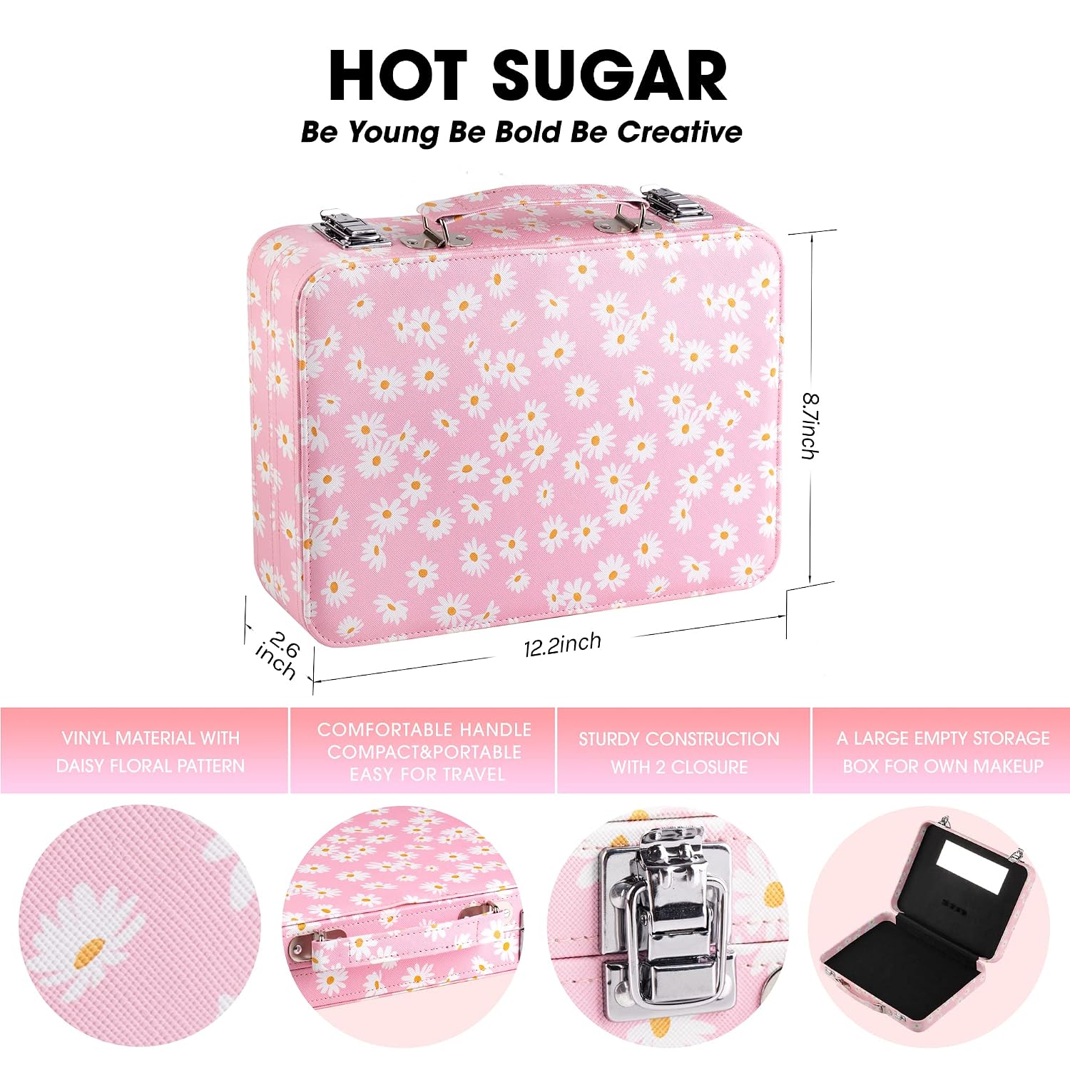 SET DE MAQUILLAJE HOT SUGAR STARTER KIT PARA ADOLESCENTES Y MUJERES ROSA MARGARITA - 2