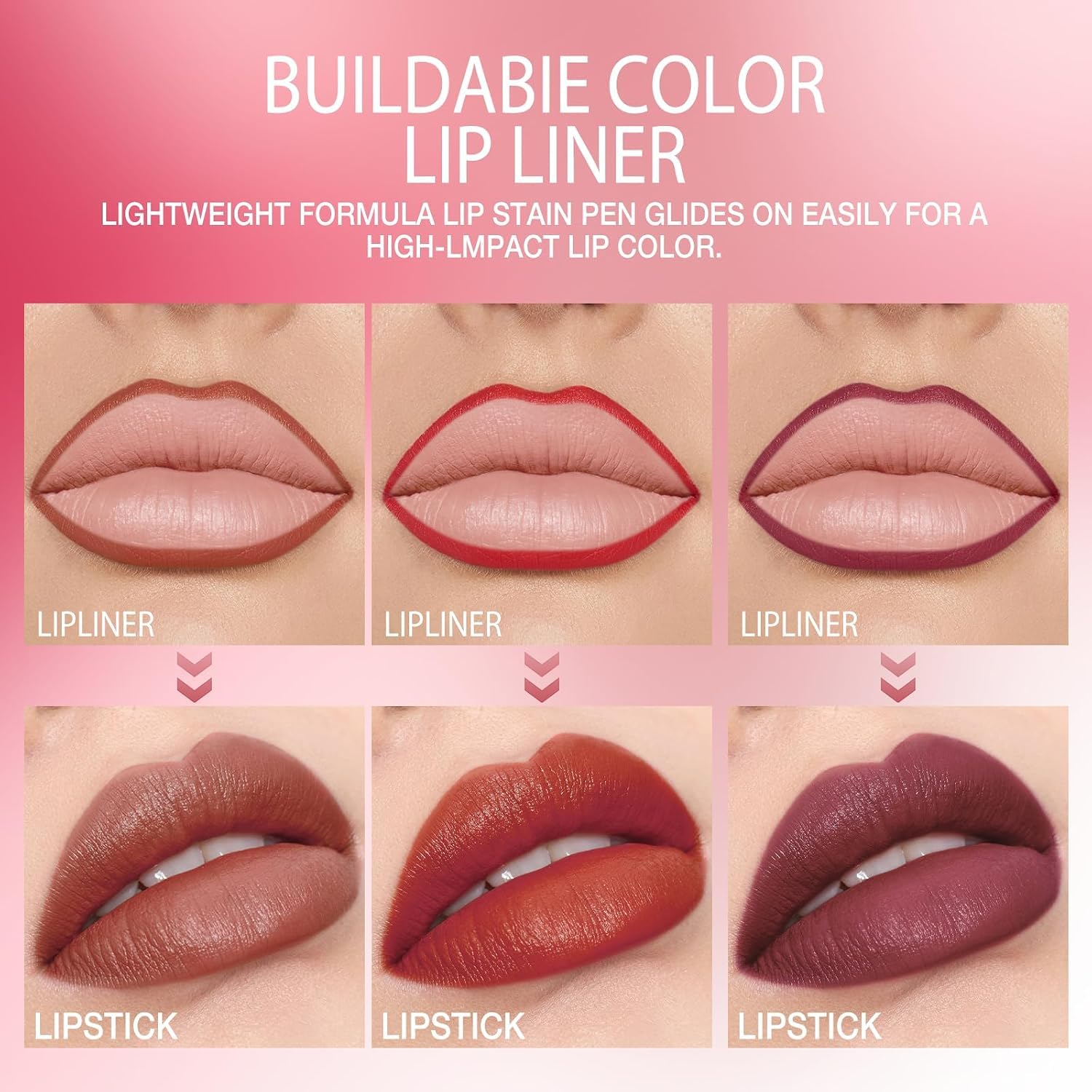 SET DE MAQUILLAJE BESTLAND 12 PIEZAS LABIALES MATE NUDE ROSE - 4