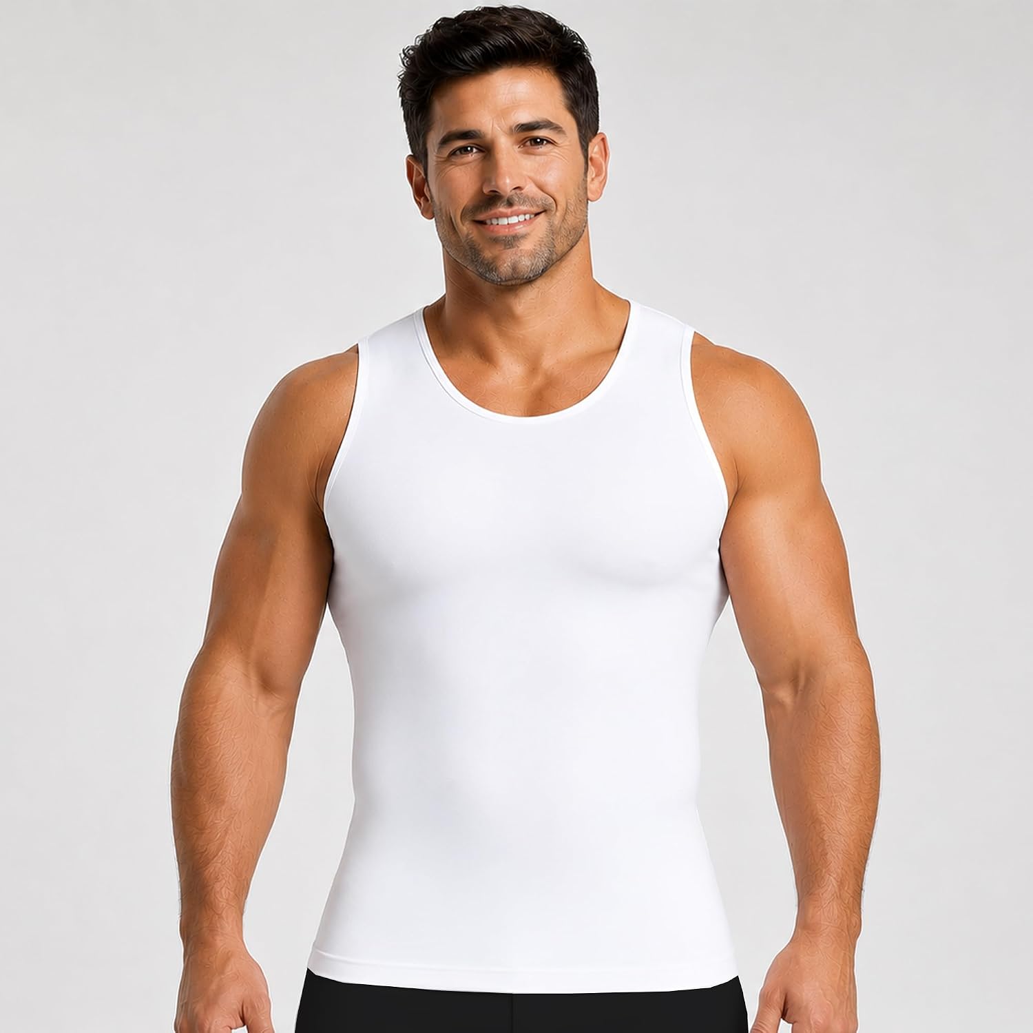 CAMISETA SIN MANGAS INSTA SLIM 3 PACK COMPRESIÓN PARA HOMBRE - 2