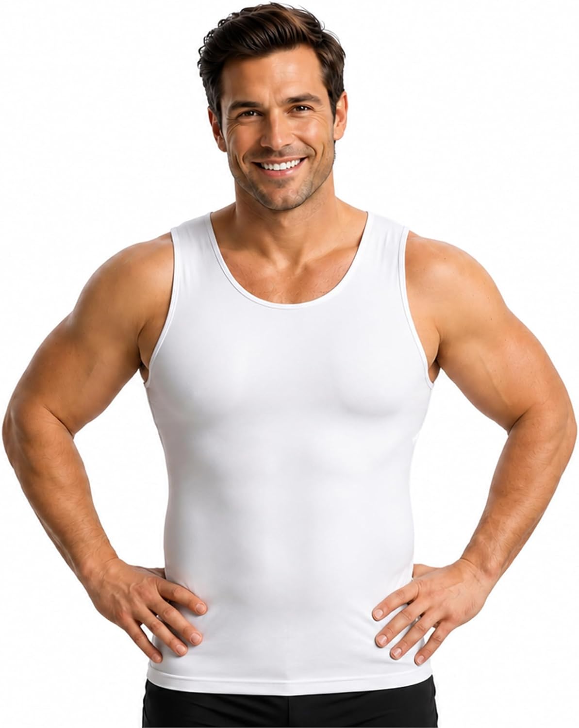 CAMISETA SIN MANGAS COMPRESIVA INSTA SLIM 3 UNIDADES - 2