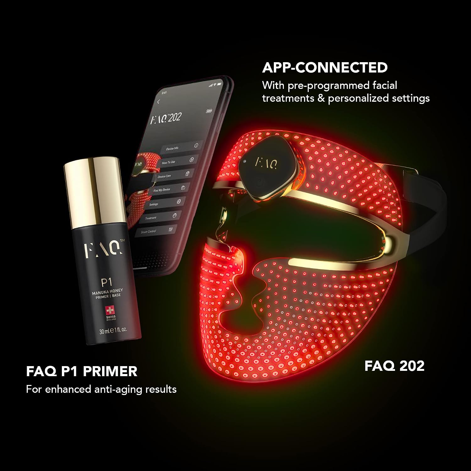 MASCARILLA FACIAL LED FAQ 202 ADVANCED 8 COLORES - 4