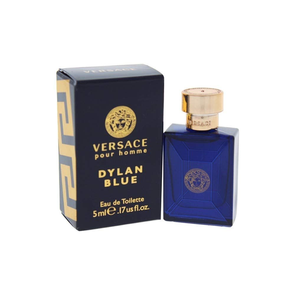 PERFUME VERSACE DYLAN BLUE MINI EAU DE TOILETTE PARA HOMBRE 5 ML - 2