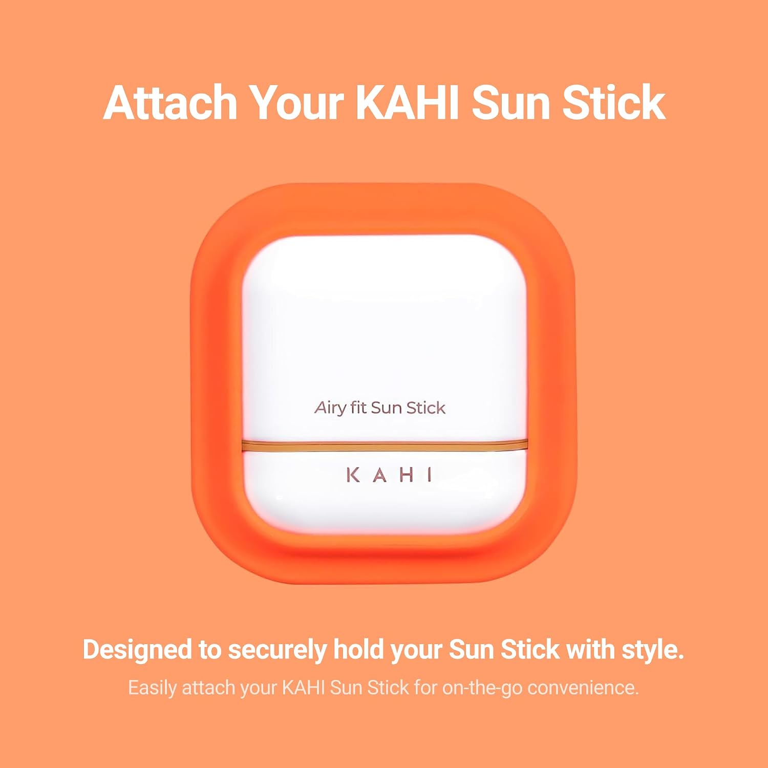 LLAVERO PORTA PROTECTOR SOLAR KAHI AIRY FIT SUN STICK SILICONA CONO - 5