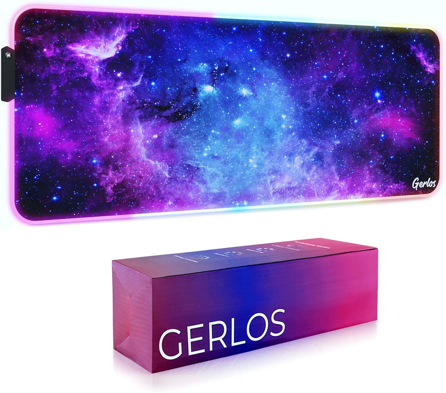 MOUSE PAD GERLOS RGB GAMING 80 X 30 CM - 1