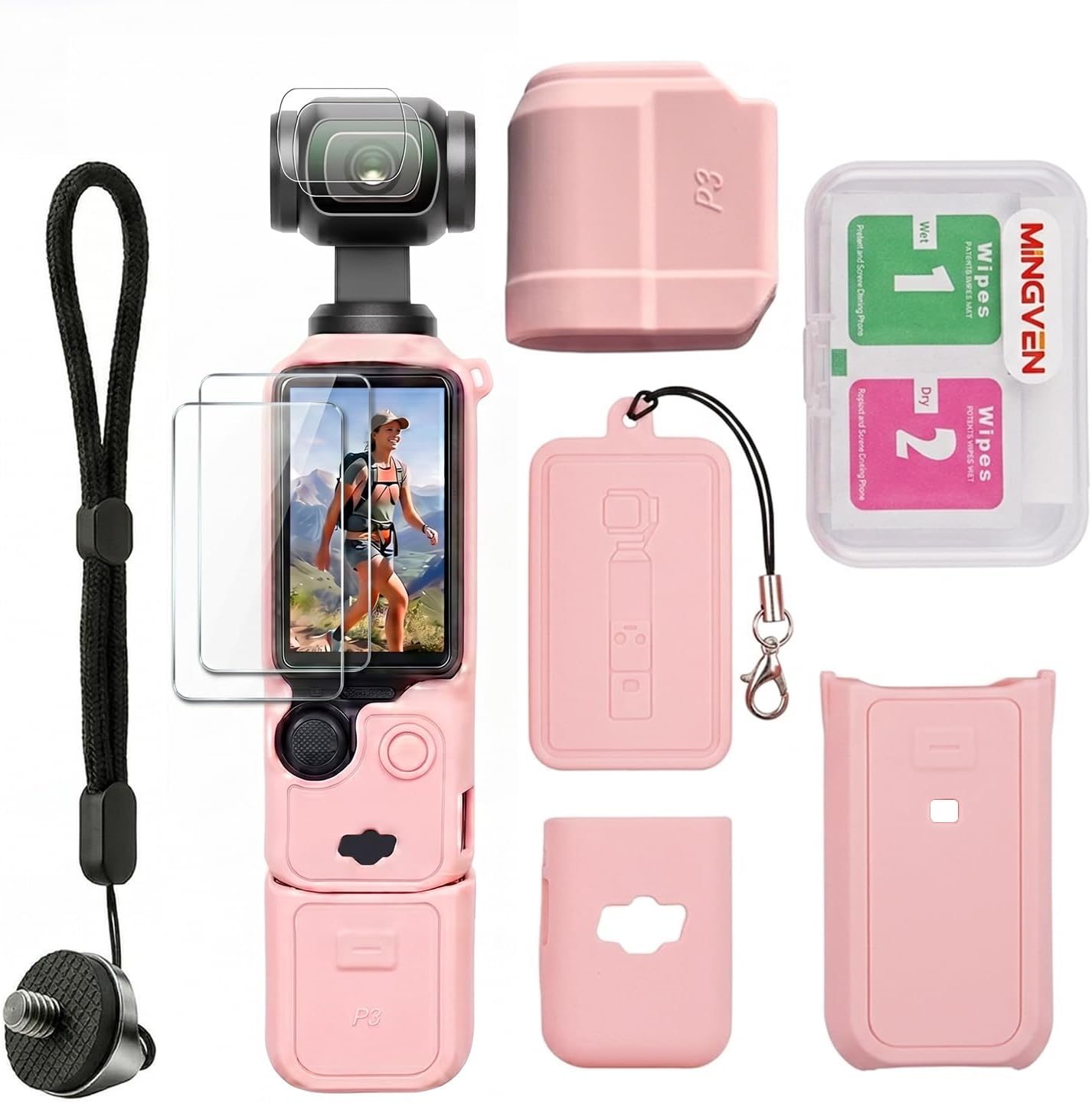 CARCASA PARA DJI OSMO POCKET 3/XTRA MUSE CON PROTECTOR DE LENTE Y PANTALLA MINGVEN - 1
