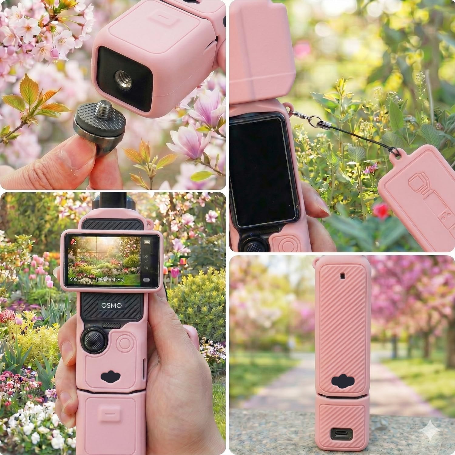 CARCASA PARA DJI OSMO POCKET 3/XTRA MUSE CON PROTECTOR DE LENTE Y PANTALLA MINGVEN - 5