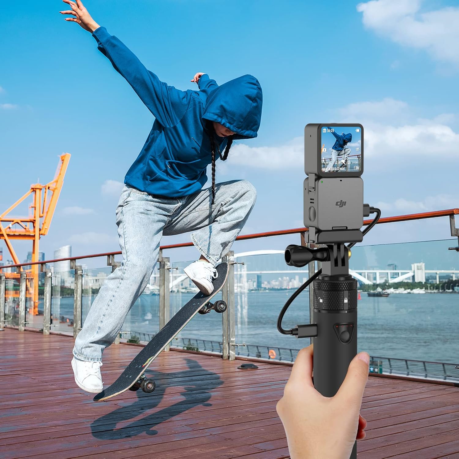 CARGADOR PORTÁTIL SMATREE CHARGER STICK PARA DJI POCKET 4P/4/3 Y OSMO ACTION 5 PRO - 4