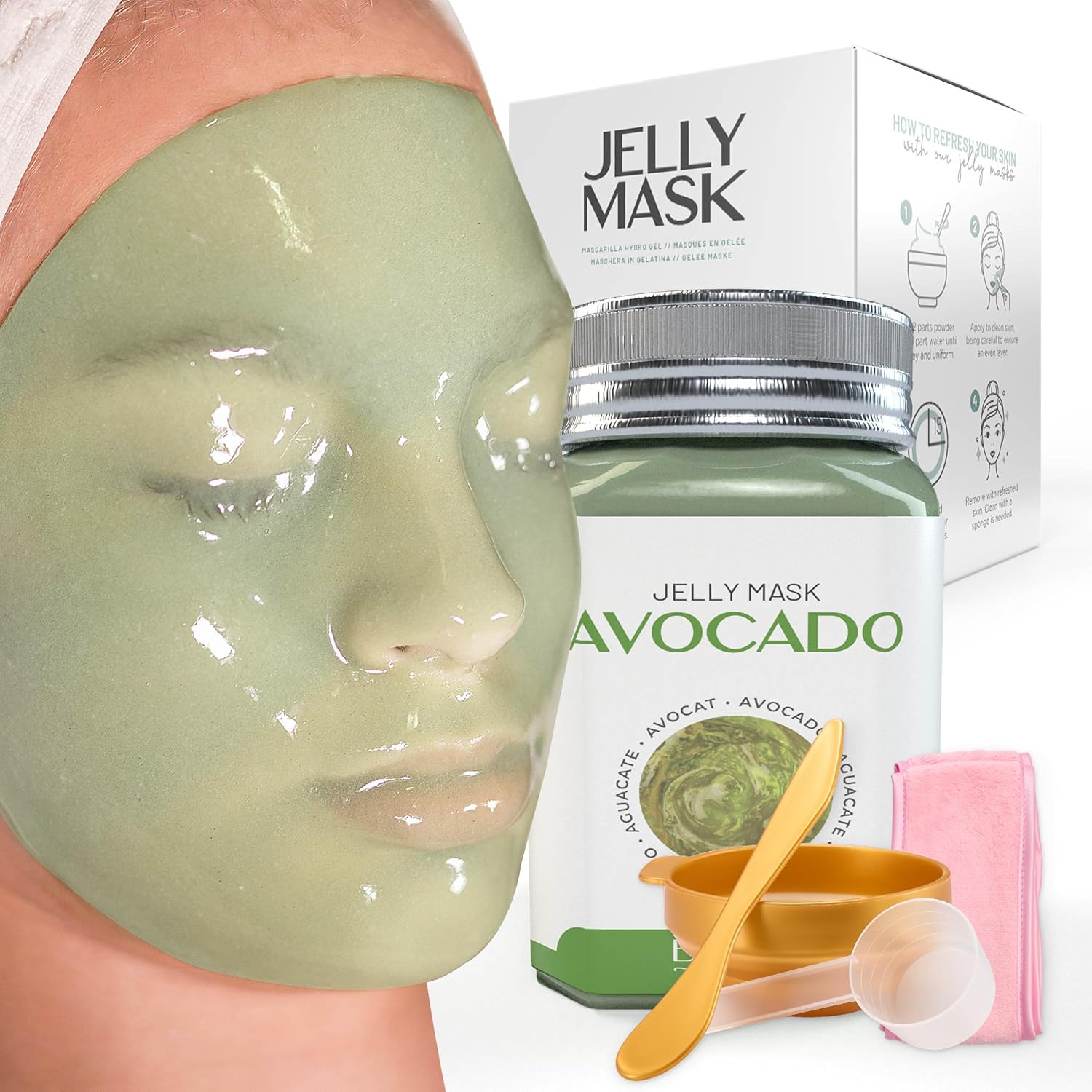 MASCARILLA FACIAL BRÜUN PEEL-OFF AGUACATE 680 ML - 1