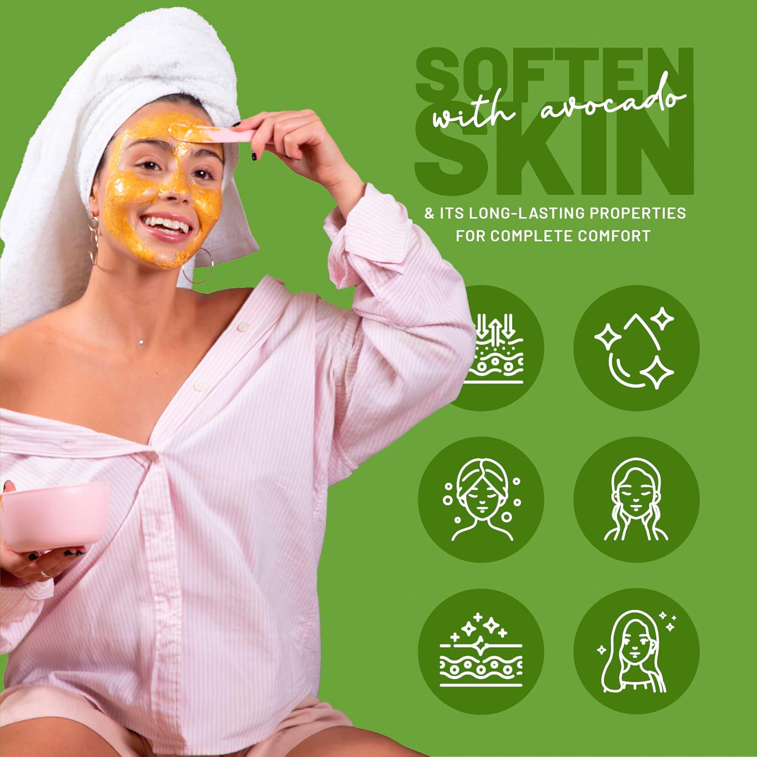 MASCARILLA FACIAL BRÜUN PEEL-OFF AGUACATE 680 ML - 3