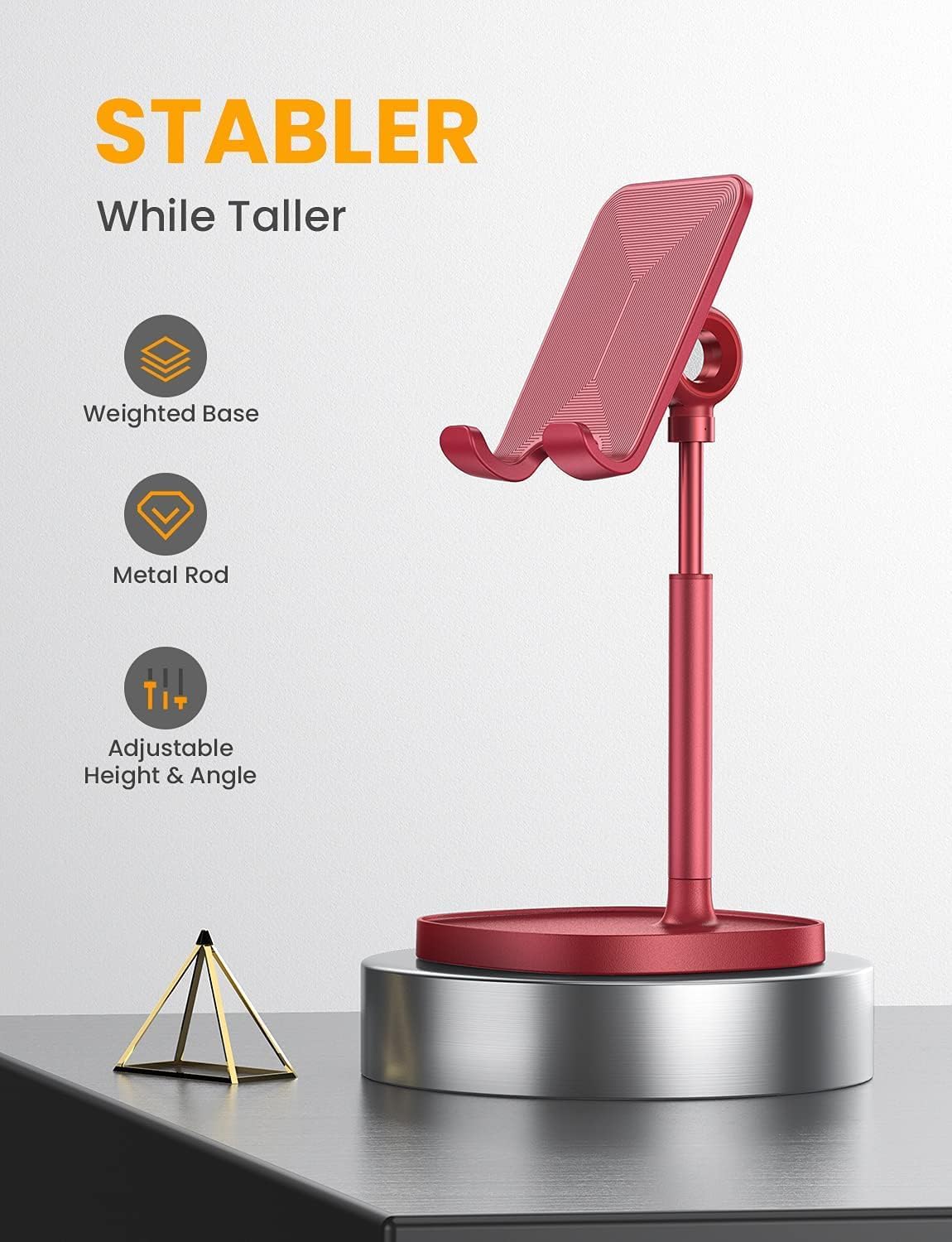SOPORTE PARA CELULAR LISEN AJUSTABLE PARA ESCRITORIO Y NINTENDO SWITCH - 2