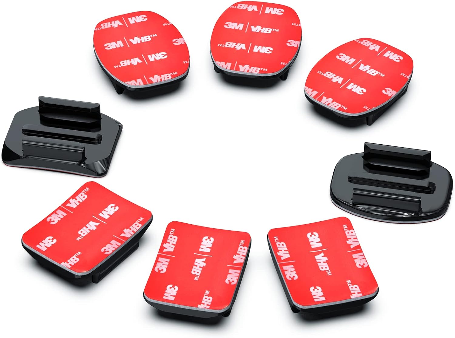 SOPORTE ADHESIVO CURVO Y PLANO PARA CASCO SAMETOP PARA GOPRO - 2
