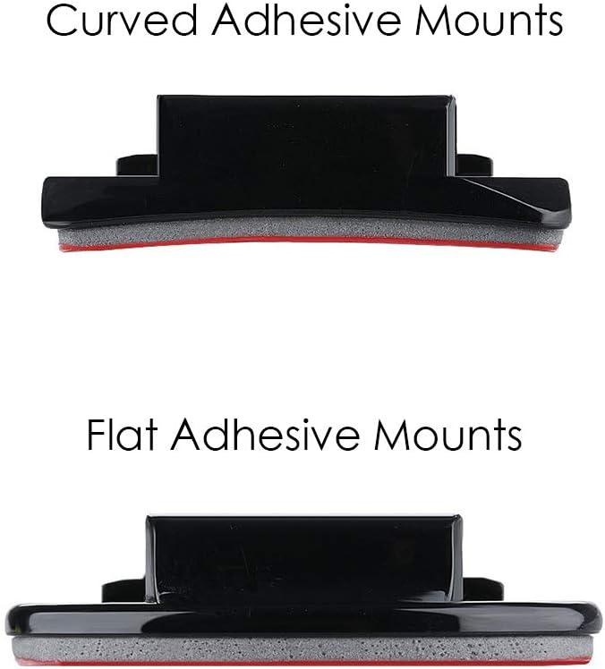 SOPORTE ADHESIVO CURVO Y PLANO PARA CASCO SAMETOP PARA GOPRO - 4