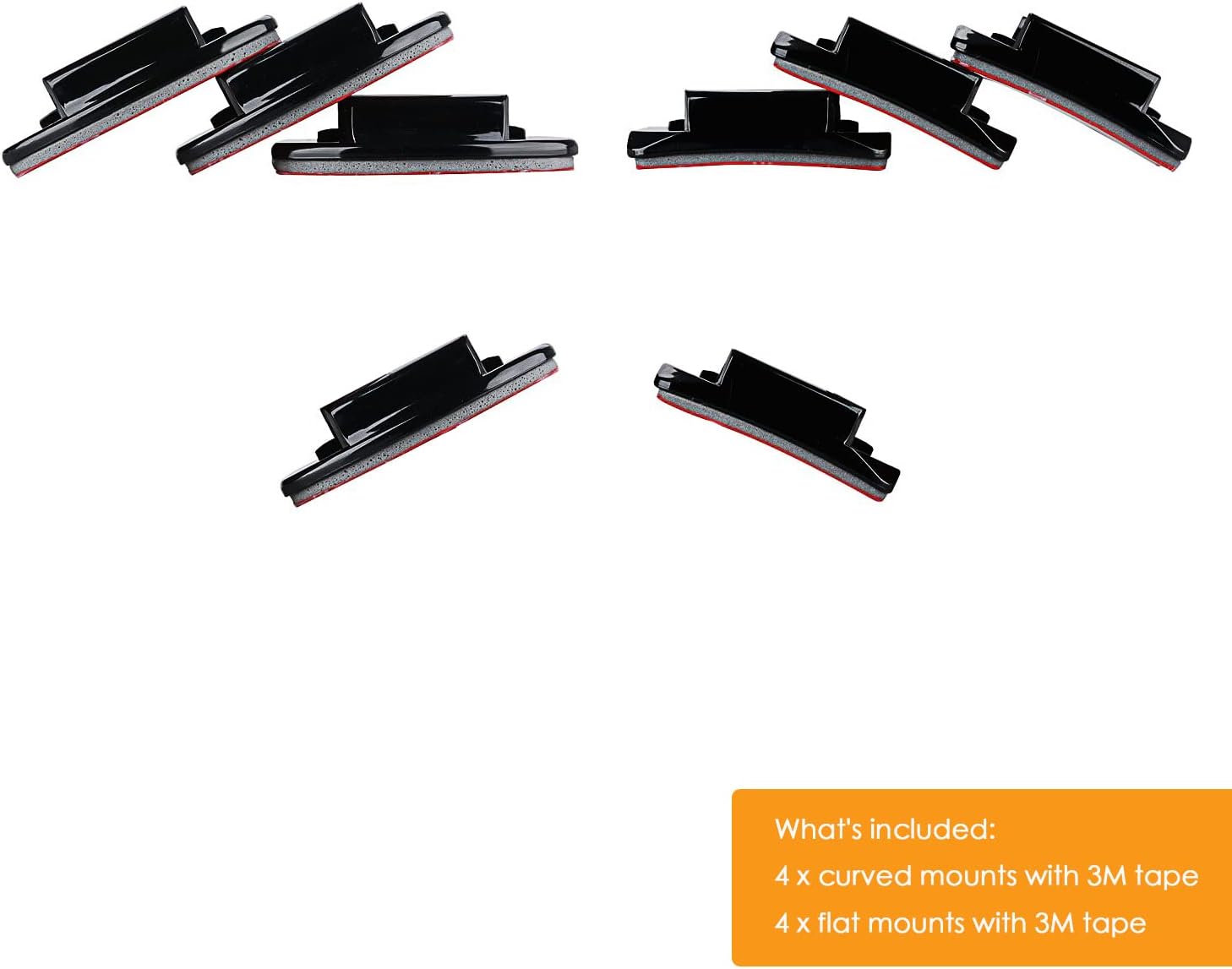 SOPORTE ADHESIVO CURVO Y PLANO PARA CASCO SAMETOP PARA GOPRO - 5