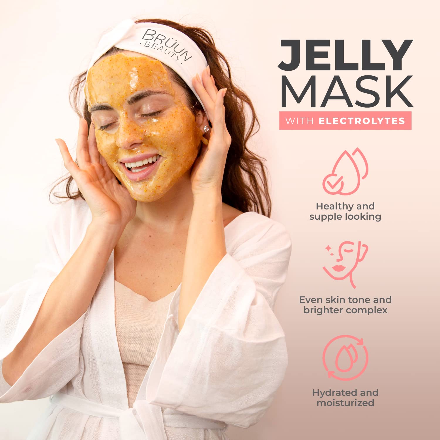 MASCARILLA FACIAL BRÜUN JELLY MASK 24K GOLD 680 ML - 3
