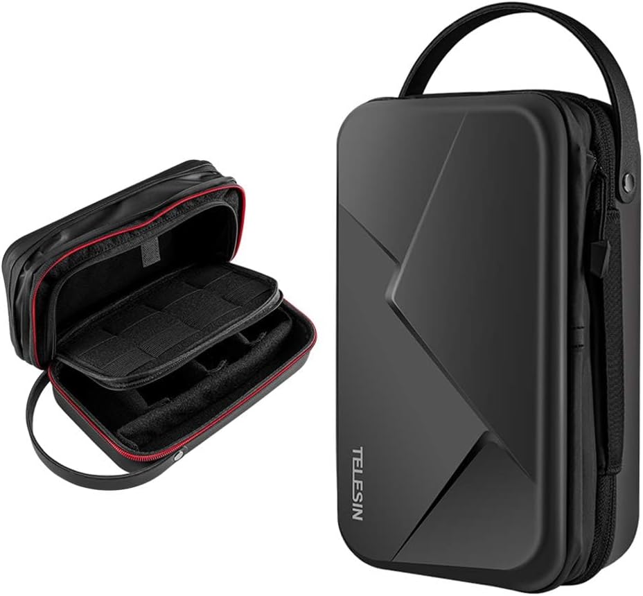 ESTUCHE DE TRANSPORTE GRANDE TELESIN PARA CÁMARAS GOPRO Y ACCESORIOS - 1