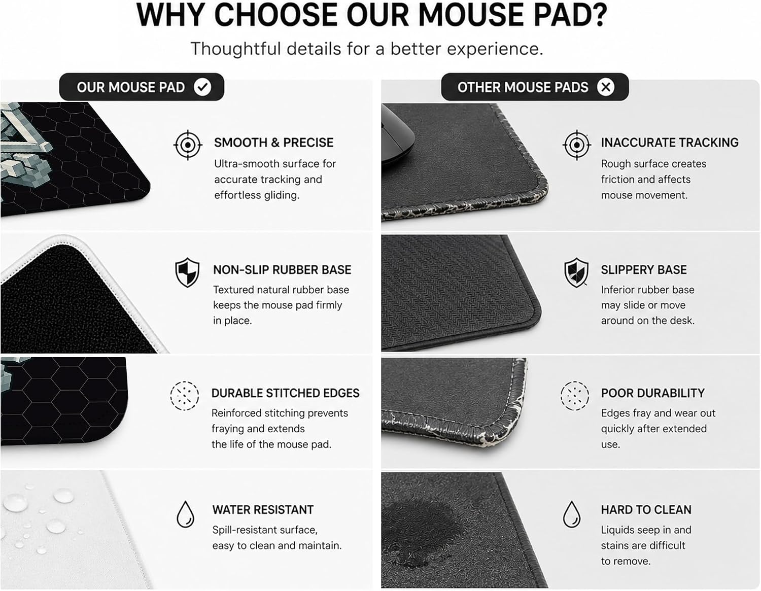 MOUSE PAD HONLUNG GOTHIC CALAVERA 24 X 20 CM - 5