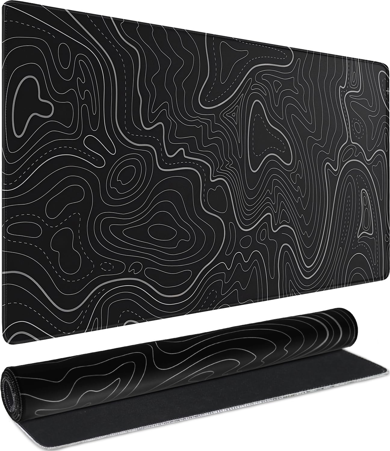 MOUSE PAD GRANDE PARA GAMING AREYLO 80X40 CM IMPERMEABLE CON BORDES COSIDOS - 1