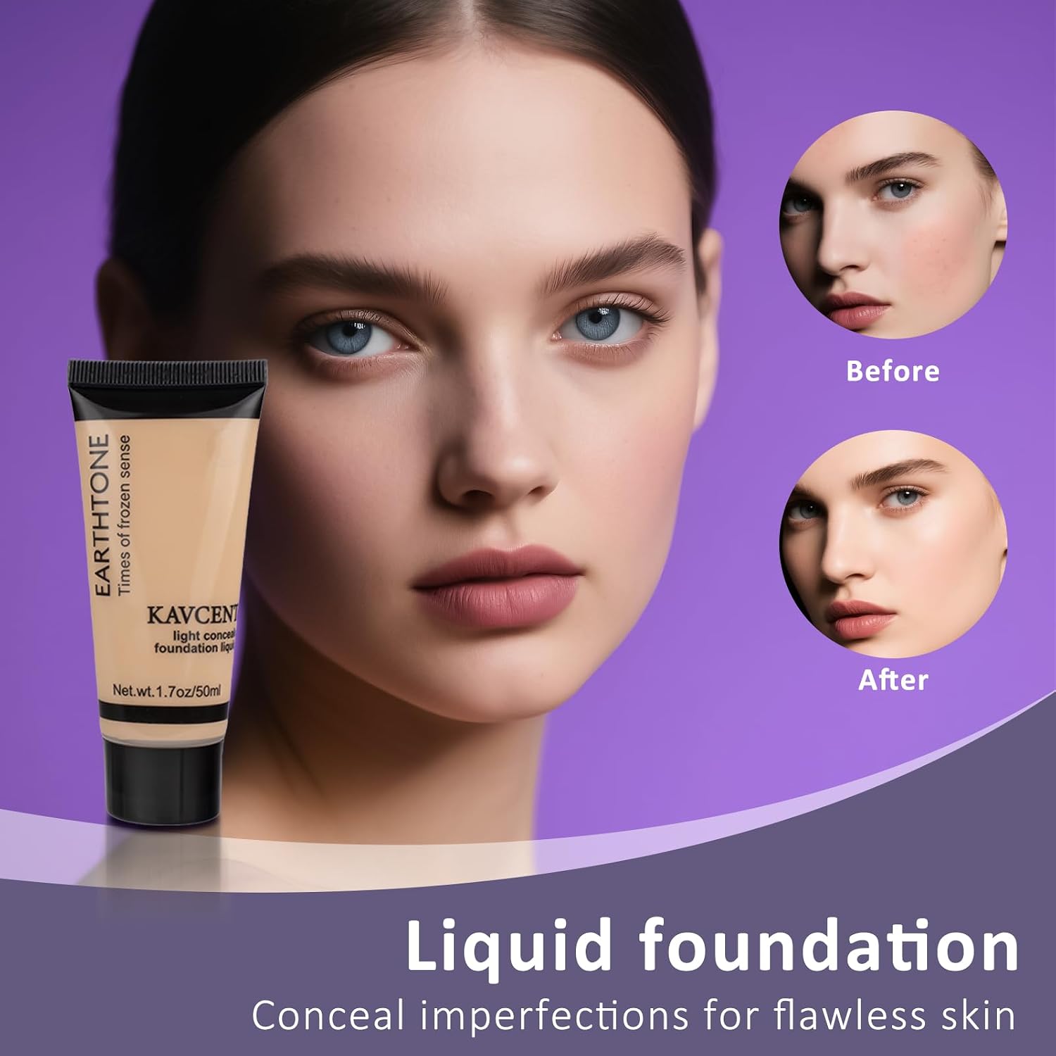 SET DE MAQUILLAJE KAVCENT COMPLETO PARA ADOLESCENTES Y MUJERES - 4