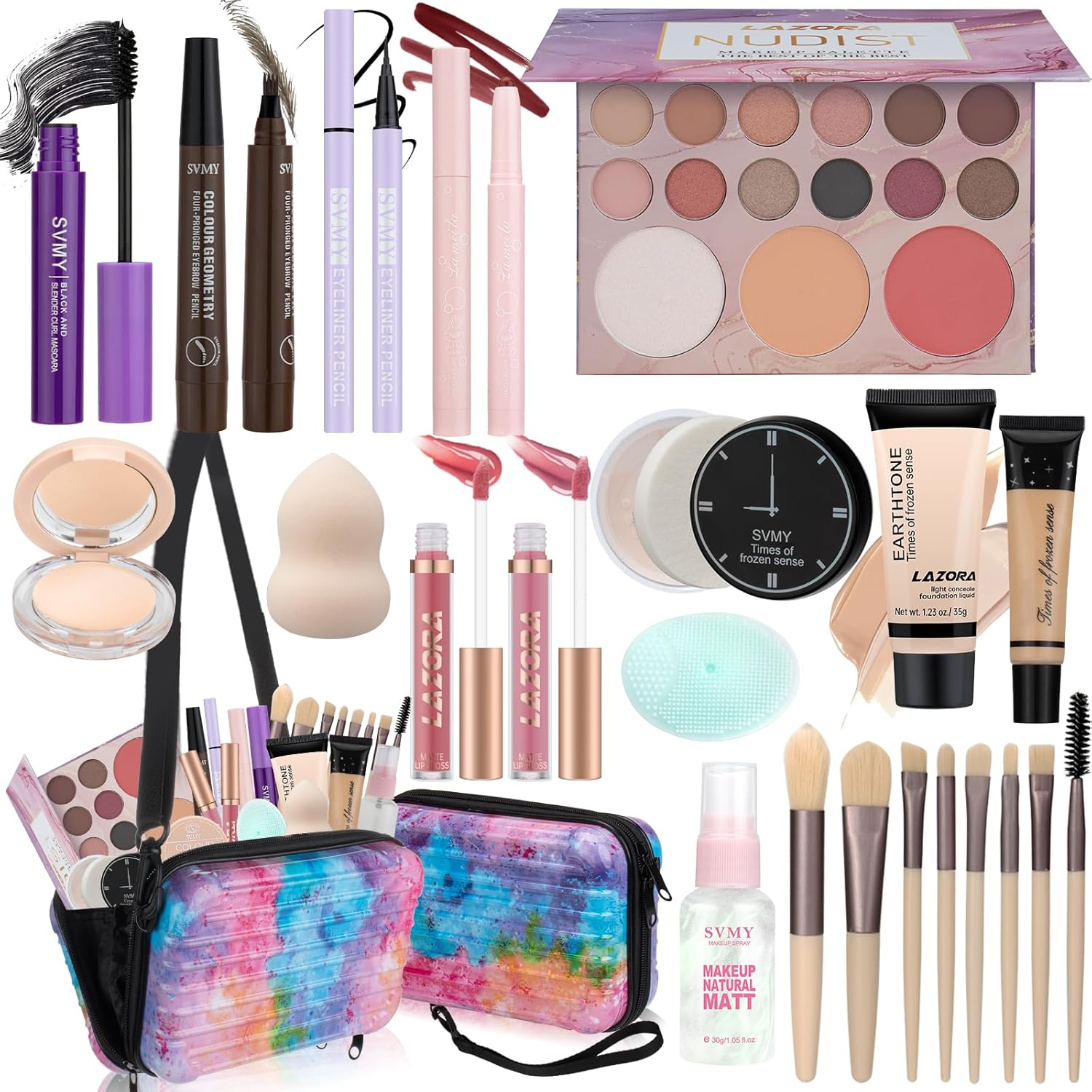 SET DE MAQUILLAJE LAZORA PARA ADOLESCENTES Y NIÑAS 10-12 AÑOS - 1
