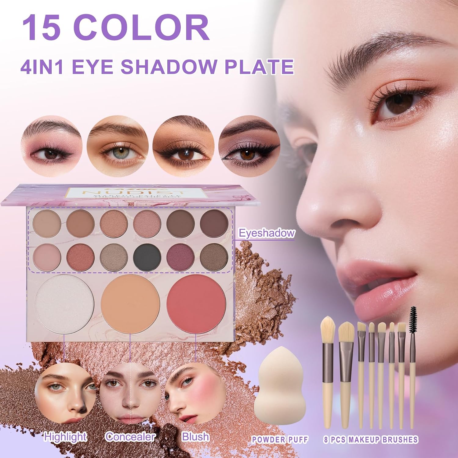SET DE MAQUILLAJE LAZORA PARA ADOLESCENTES Y NIÑAS 10-12 AÑOS - 3