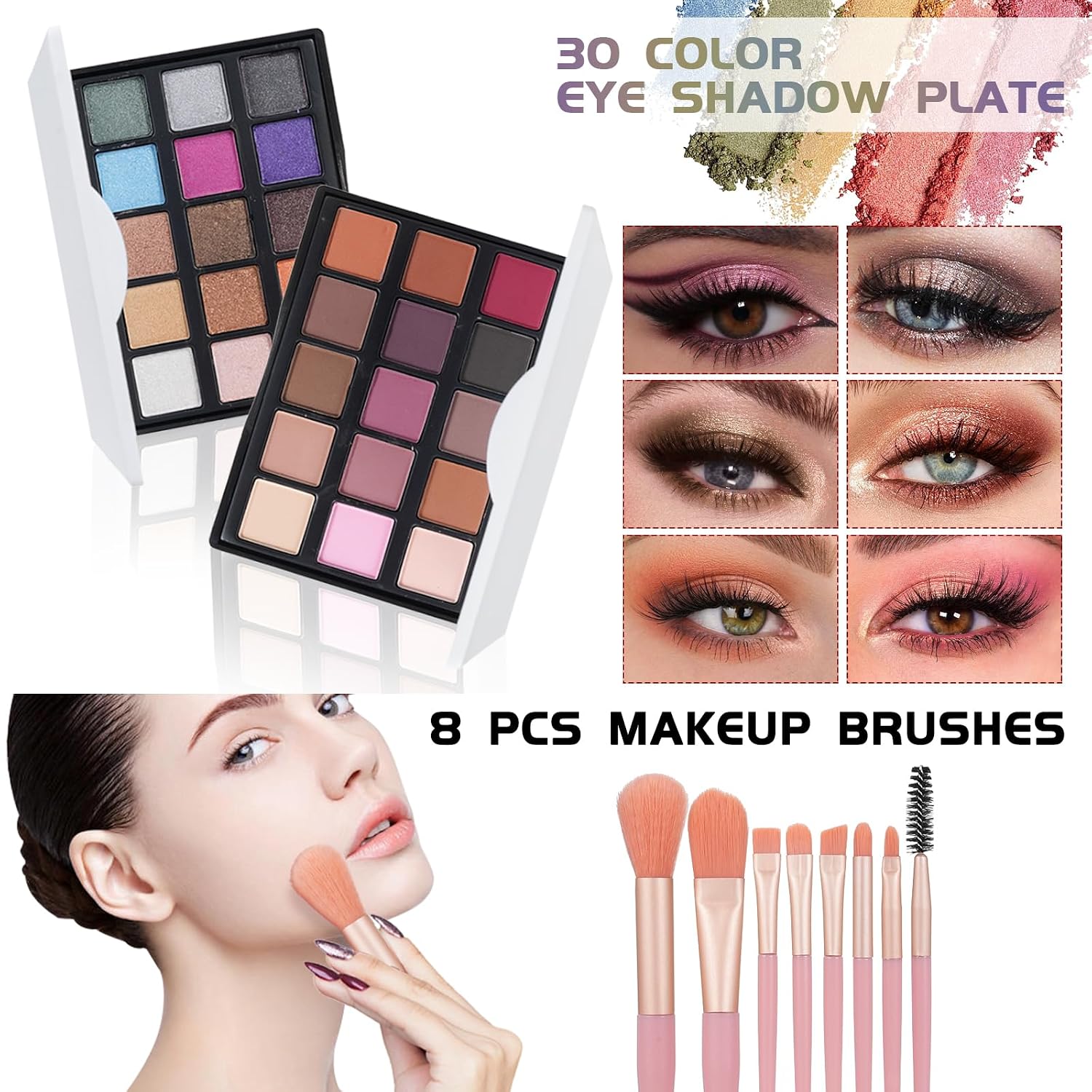 SET DE MAQUILLAJE POMCRAL ALL IN ON PARA ADOLESCENTES Y PRINCIPIANTES - 3