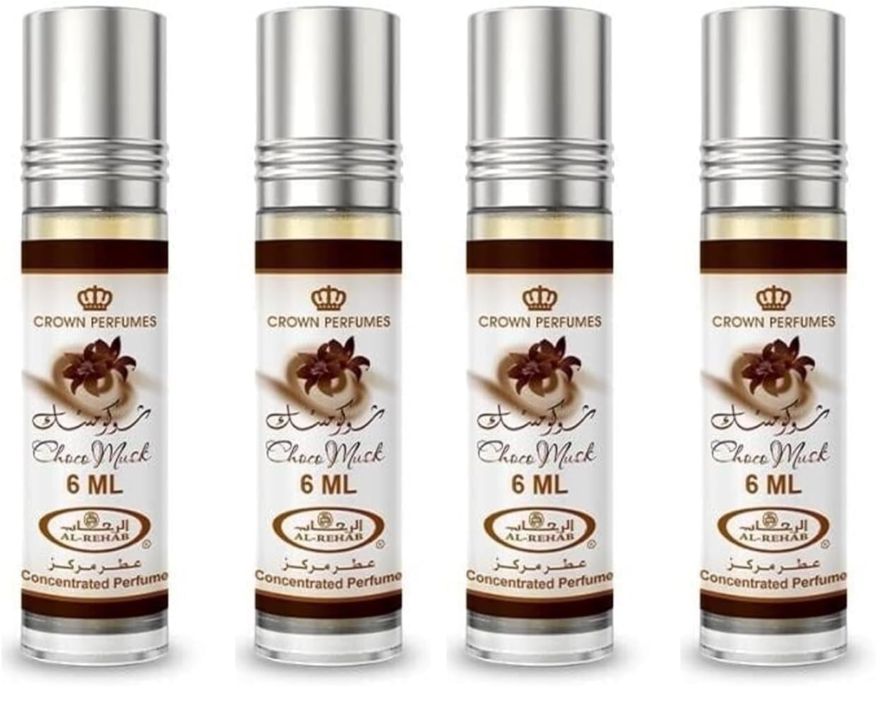 PERFUME CONCENTRADO AL-REHAB CHOCO MUSK UNISEX 6 X 0.2 OZ - 3