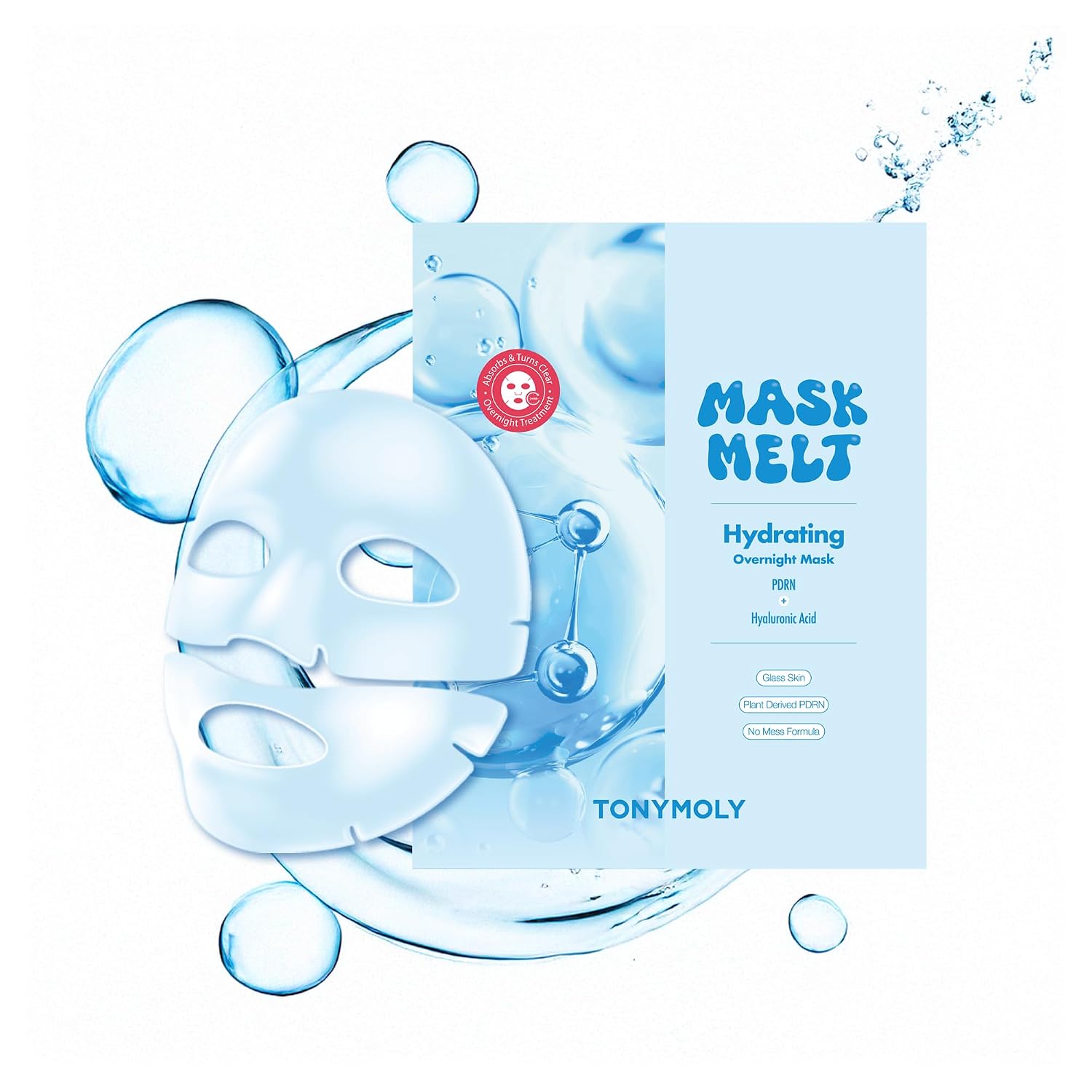 MASCARILLA FACIAL TONYMOLY MASK MELT HYDRATING HYDROGEL BANANA PDRN - 1