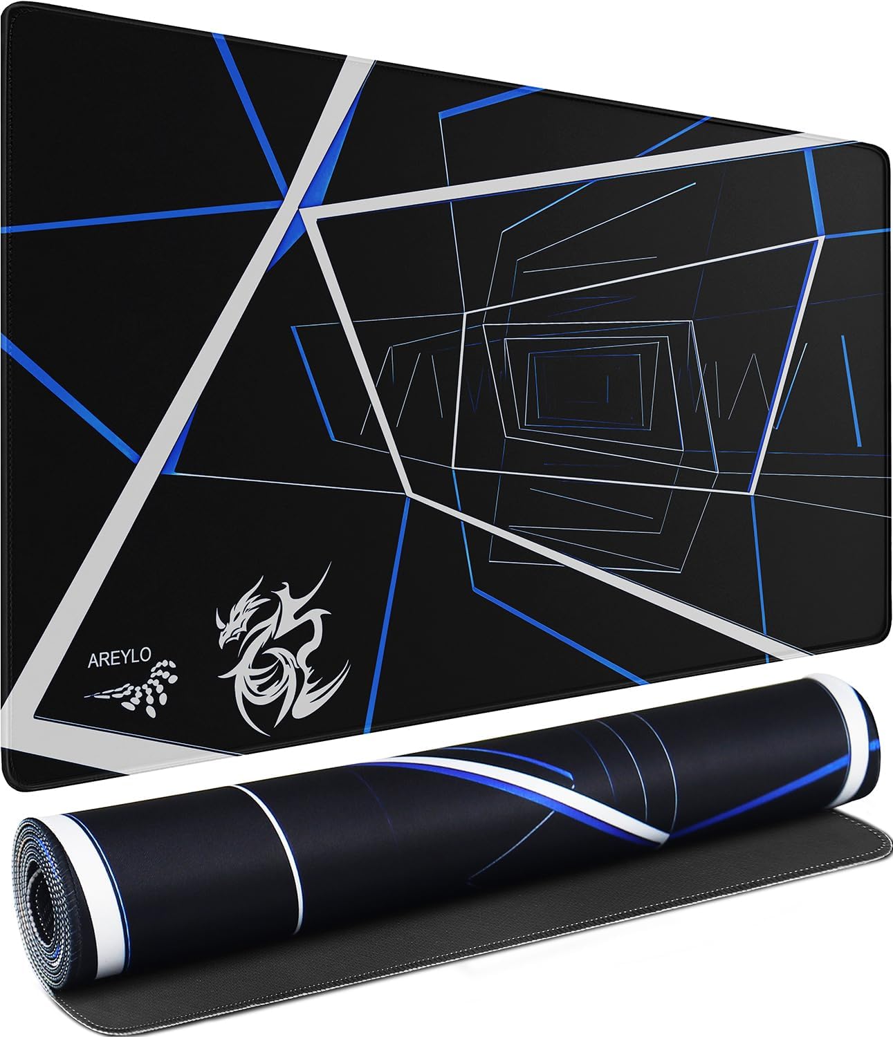 MOUSE PAD GAMING AREYLO XXL AZUL 80X40 CM - 1