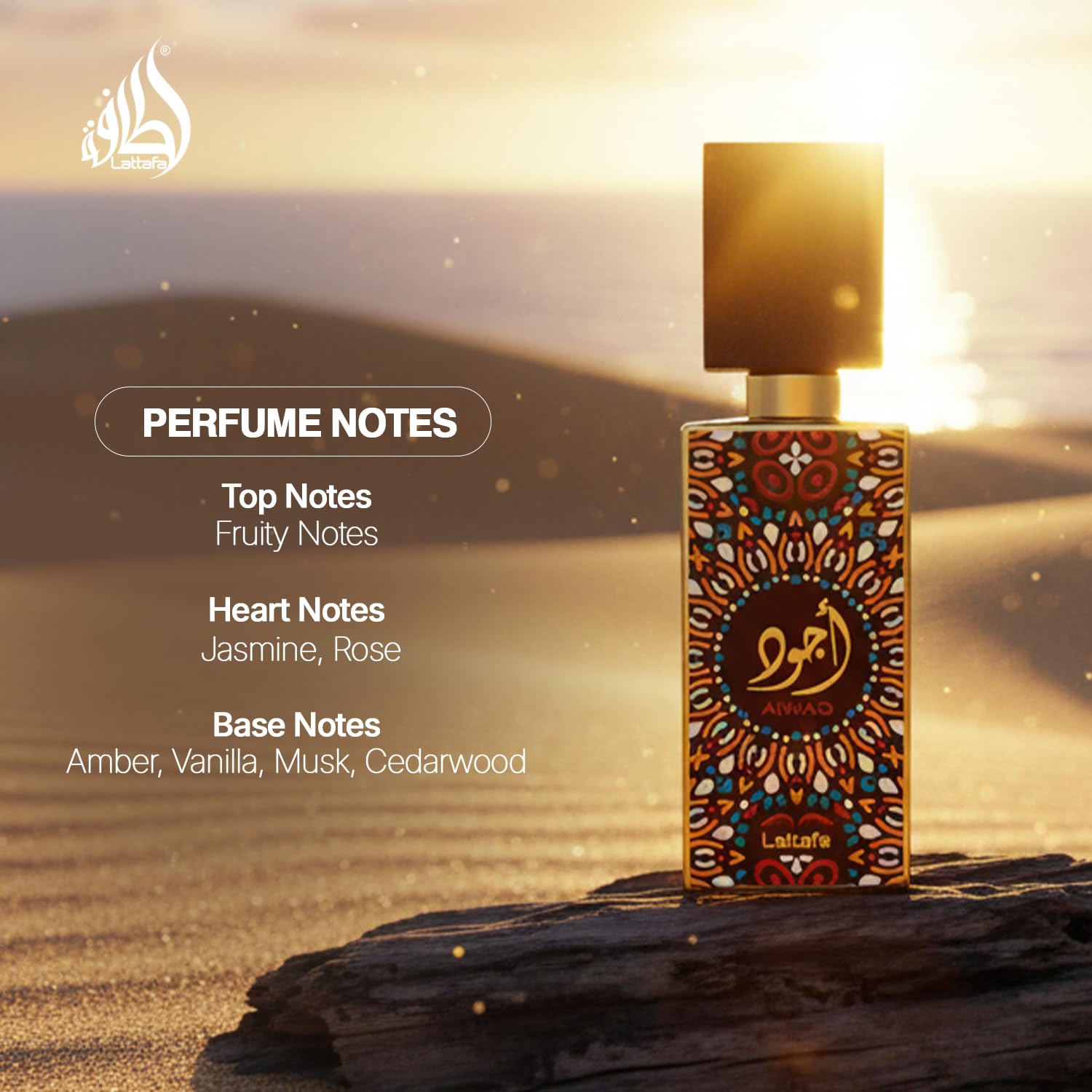 PERFUME LATTAFA AJWAD EAU DE PARFUM UNISEX 60 ML - 4