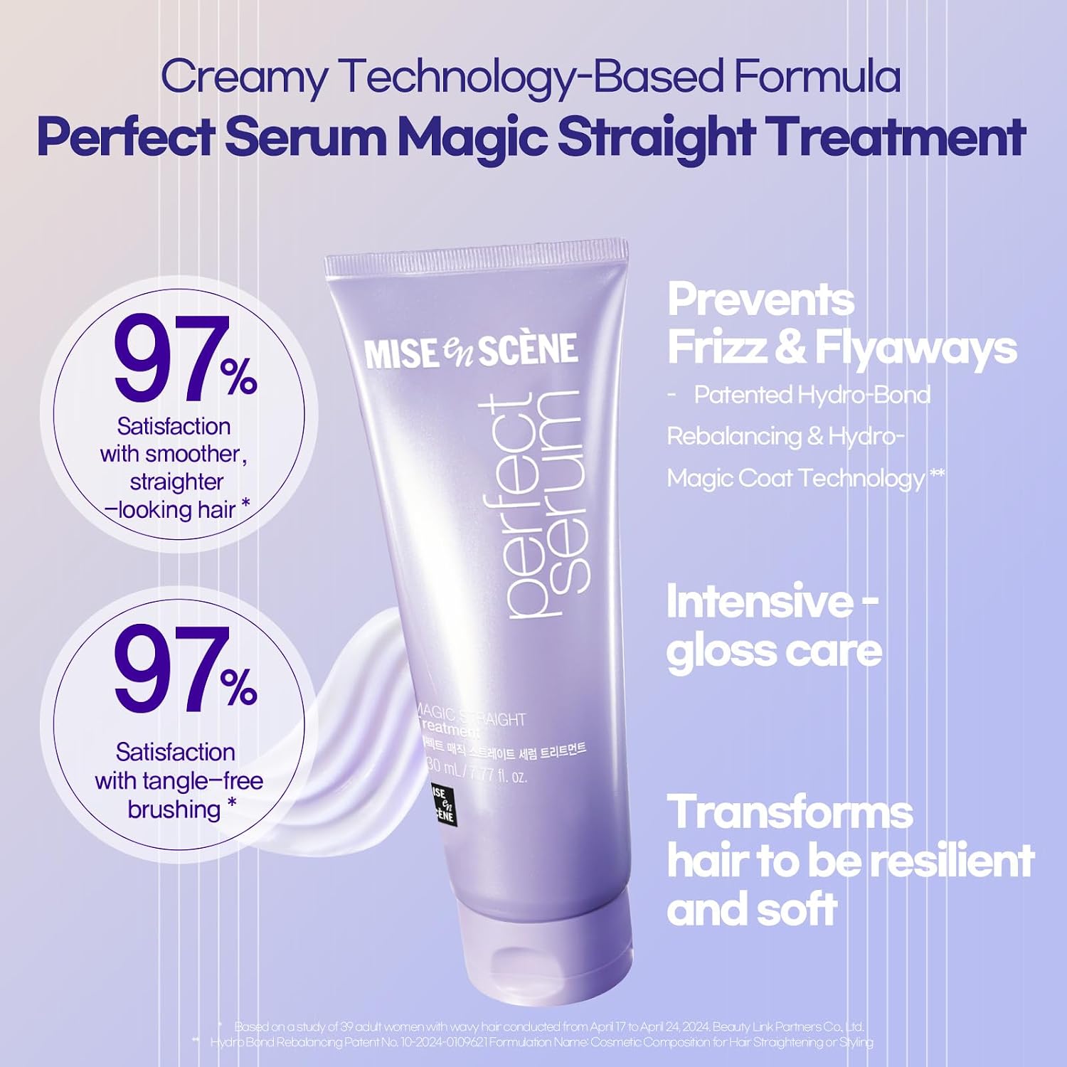 SET DE CUIDADO CAPILAR MISE EN SCENE MAGIC STRAIGHT SERUM TRAVEL KIT TSA - 5