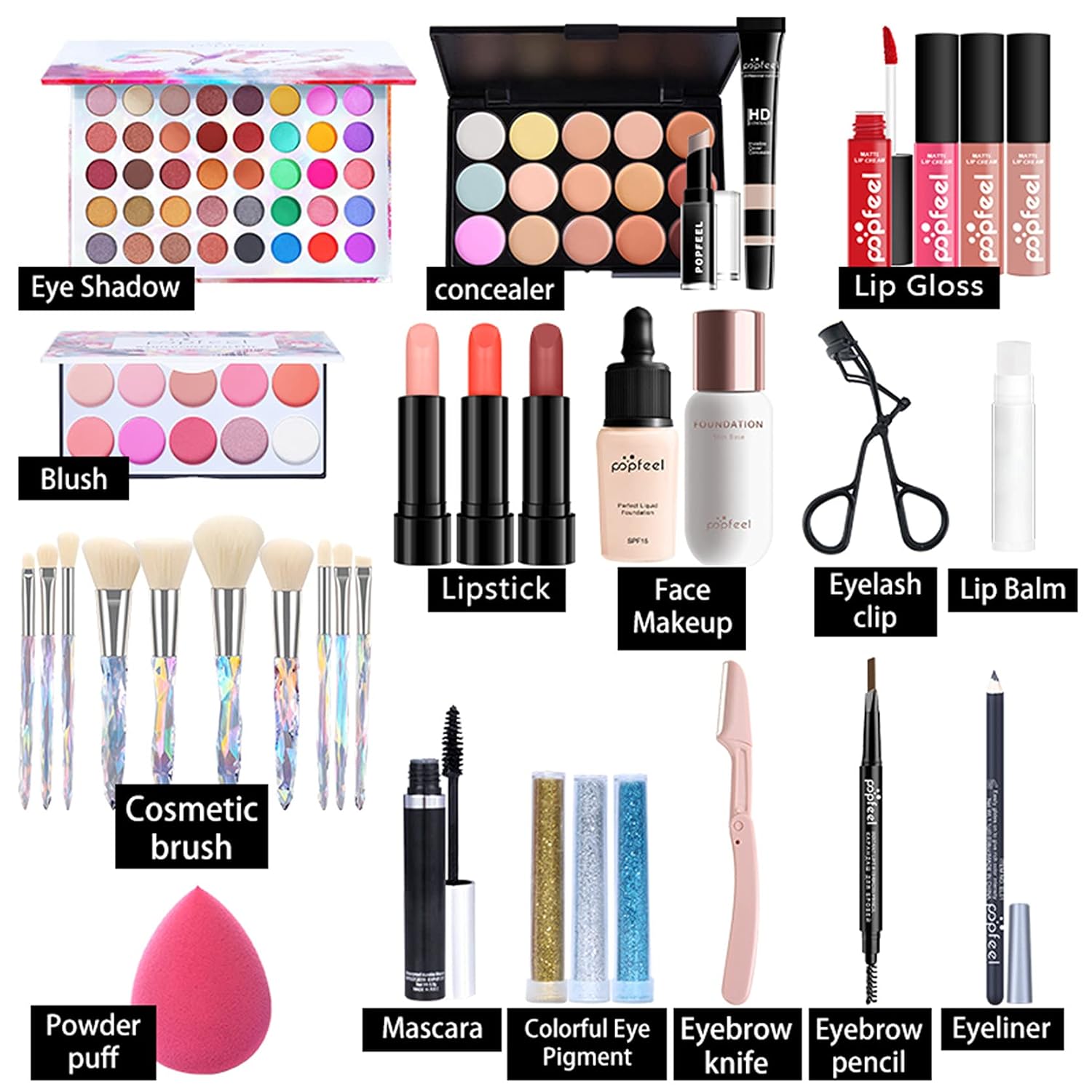 SET DE MAQUILLAJE FANTASYDAY ALL IN ONE KIT PARA MUJER - 3