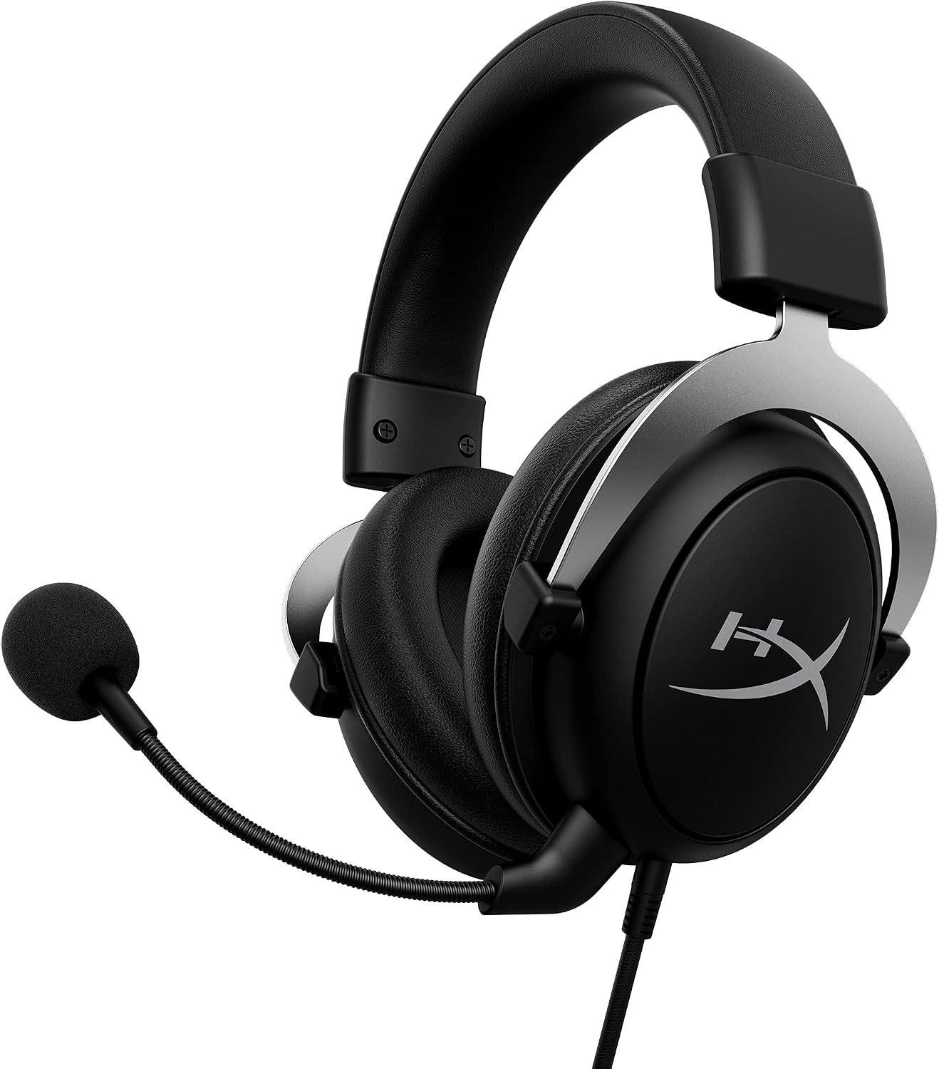 HEADSET PARA GAMING HYPERX CLOUDX COMPATIBLE CON XBOX ONE Y SERIES X|S NEGRO Y PLATA - 1
