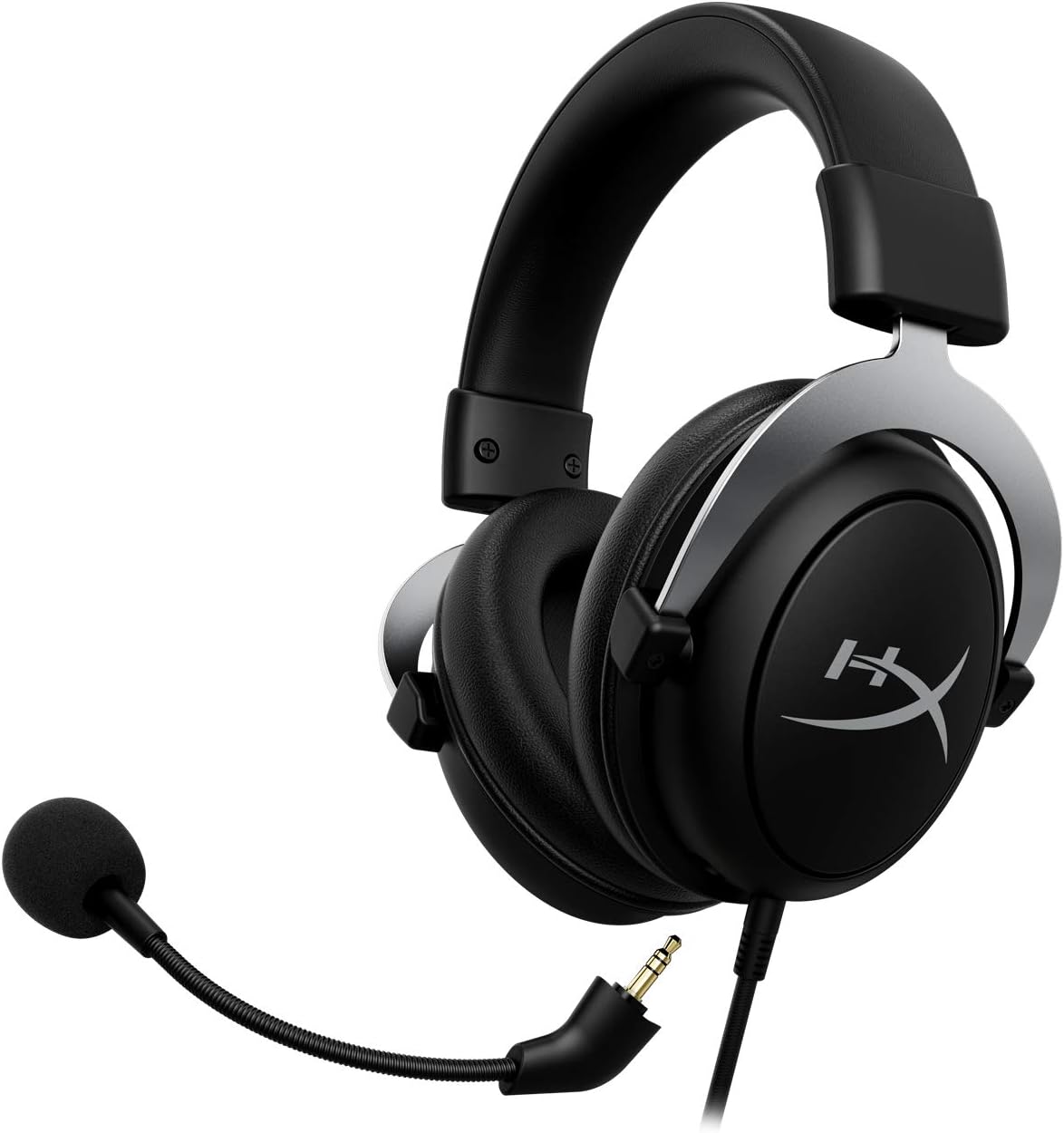 HEADSET PARA GAMING HYPERX CLOUDX COMPATIBLE CON XBOX ONE Y SERIES X|S NEGRO Y PLATA - 3