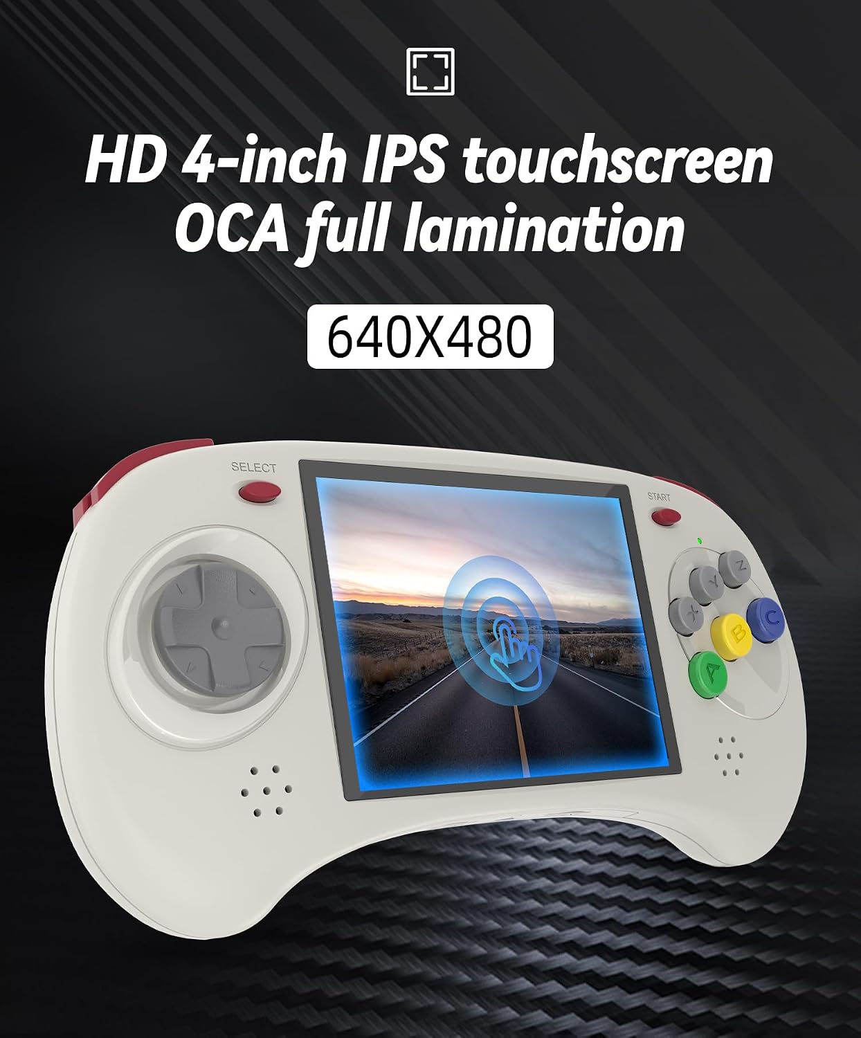 CONSOLA PORTÁTIL DOSNURA RG ARC-D RETRO 4' IPS LINUX Y ANDROID 11 128GB GRIS - 3
