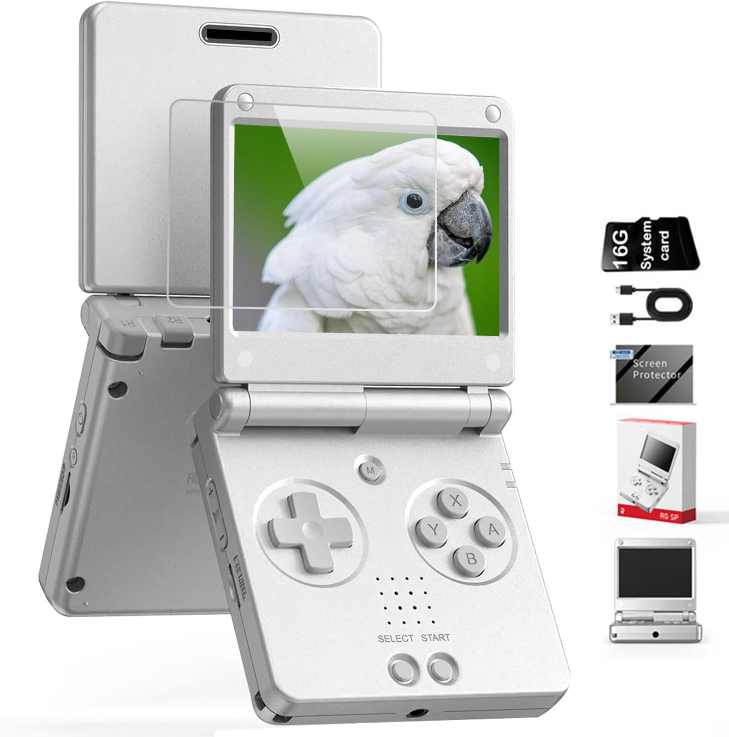 CONSOLA PORTÁTIL RGAMBERNIC RG SP FLIP 16GB LINUX PANTALLA 3.4'' IPS - 1
