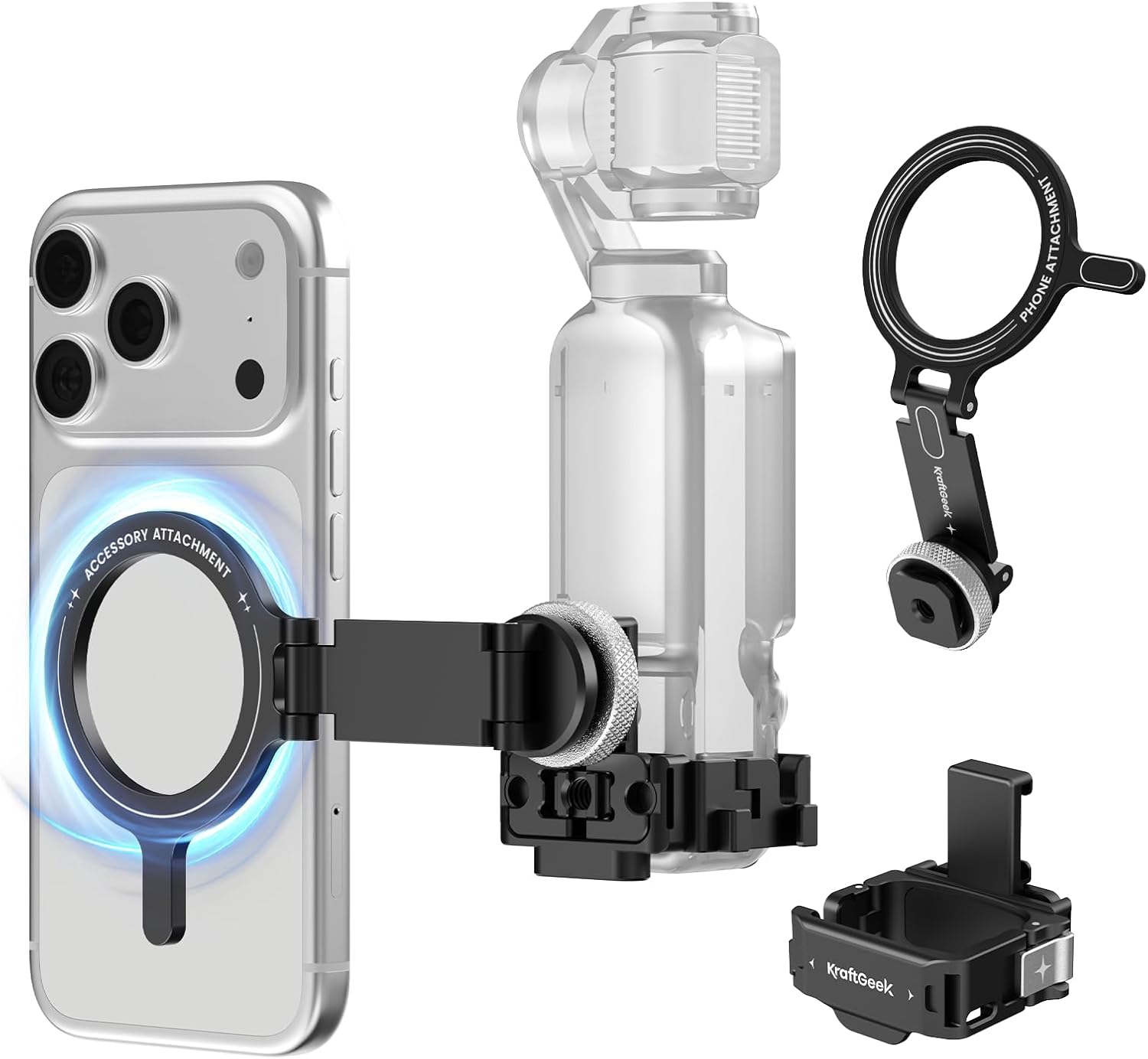 SOPORTE MAGNÉTICO KRAFTGEEK FLEXYLINK PARA DJI OSMO POCKET 3/4/4P - 1