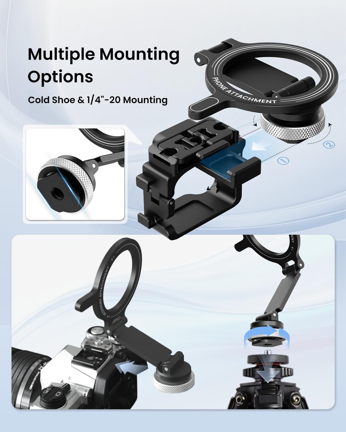 SOPORTE MAGNÉTICO KRAFTGEEK FLEXYLINK PARA DJI OSMO POCKET 3/4/4P - 4