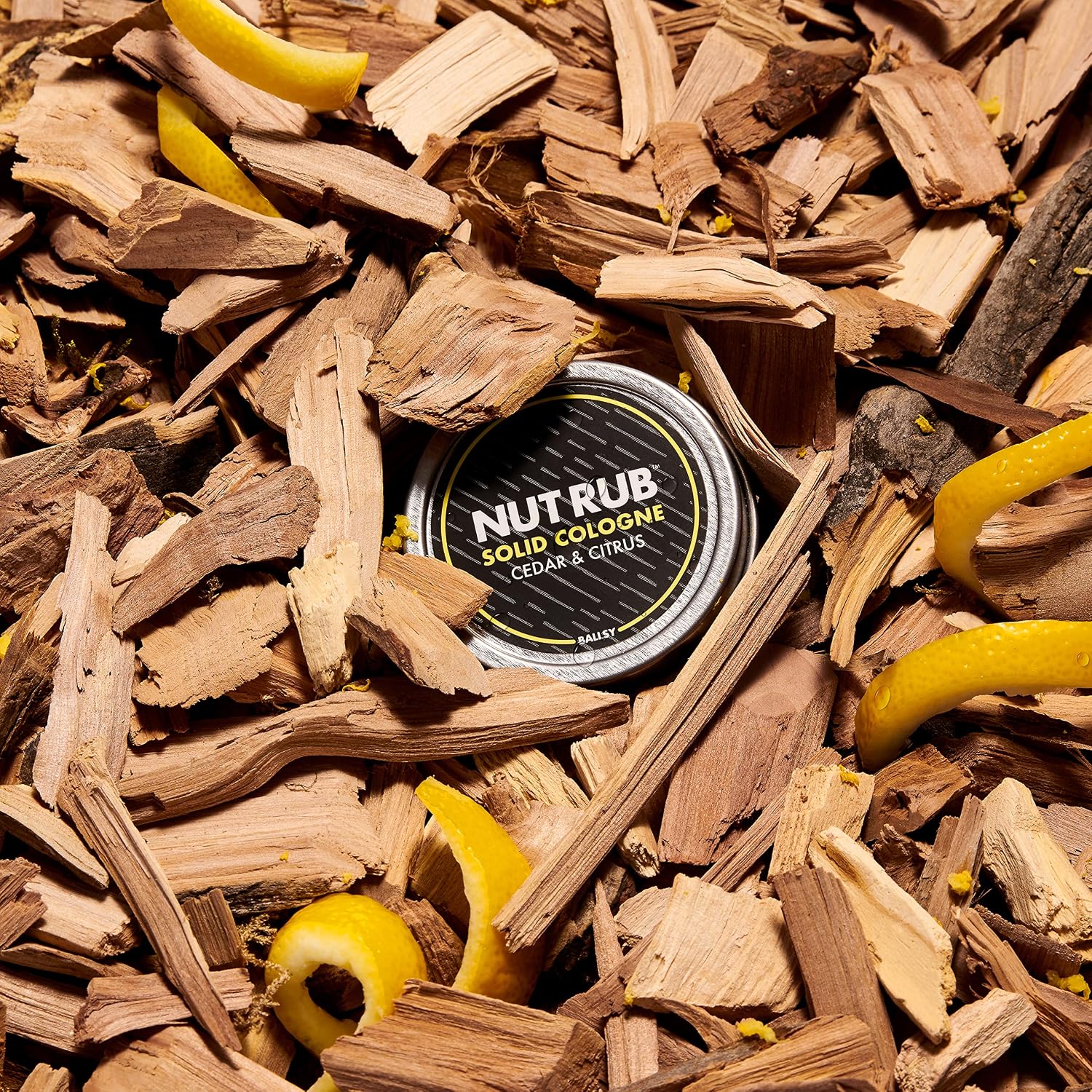 COLONIA SÓLIDA PARA HOMBRE BALLSY NUT RUB CITRUS Y CEDAR 0.85 OZ - 3