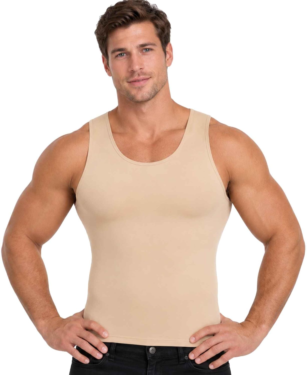 CAMISETA SIN MANGAS COMPRESIVA INSTA SLIM 3 UNIDADES - 2